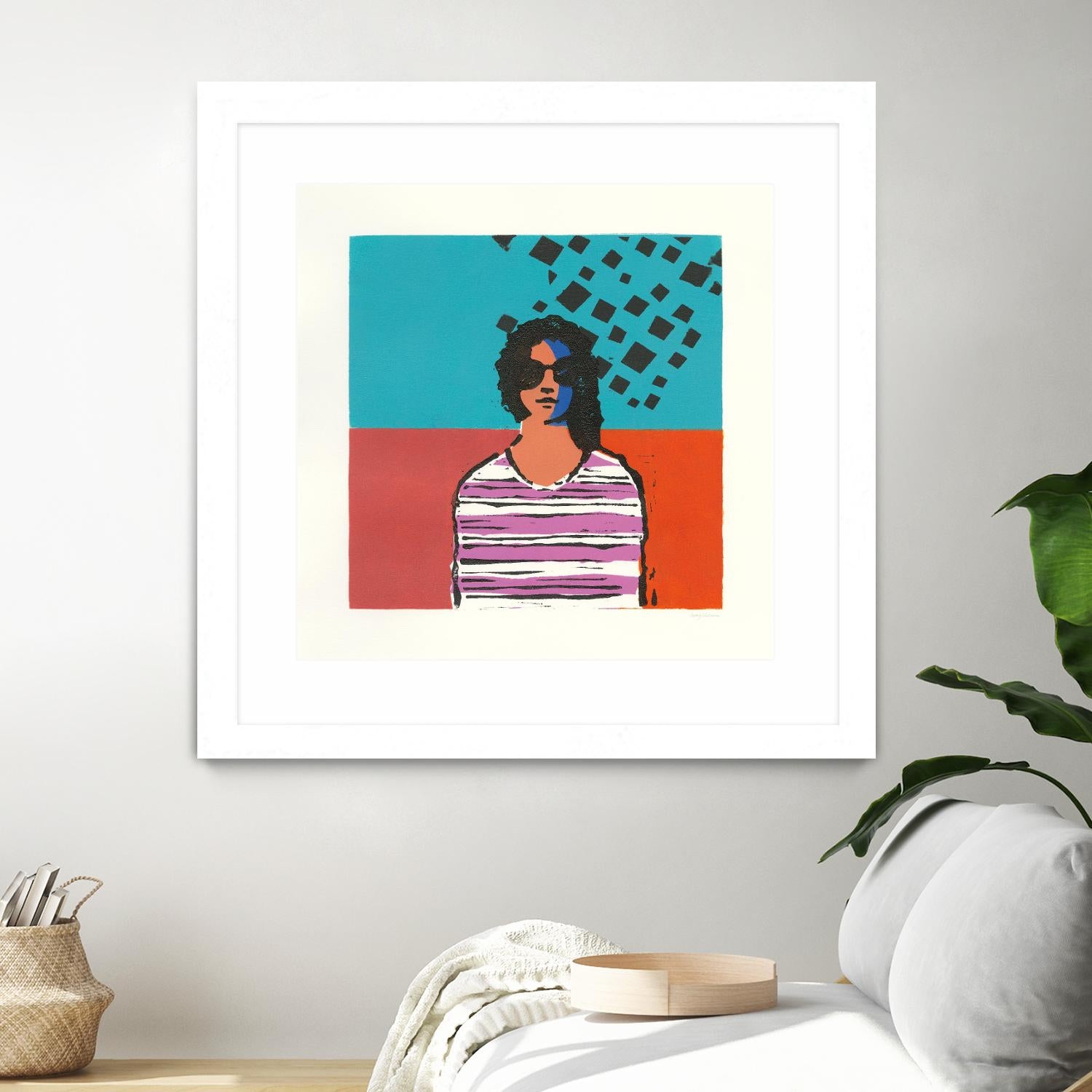 Sofia by Avery Tillmon on GIANT ART - multi figurative blue