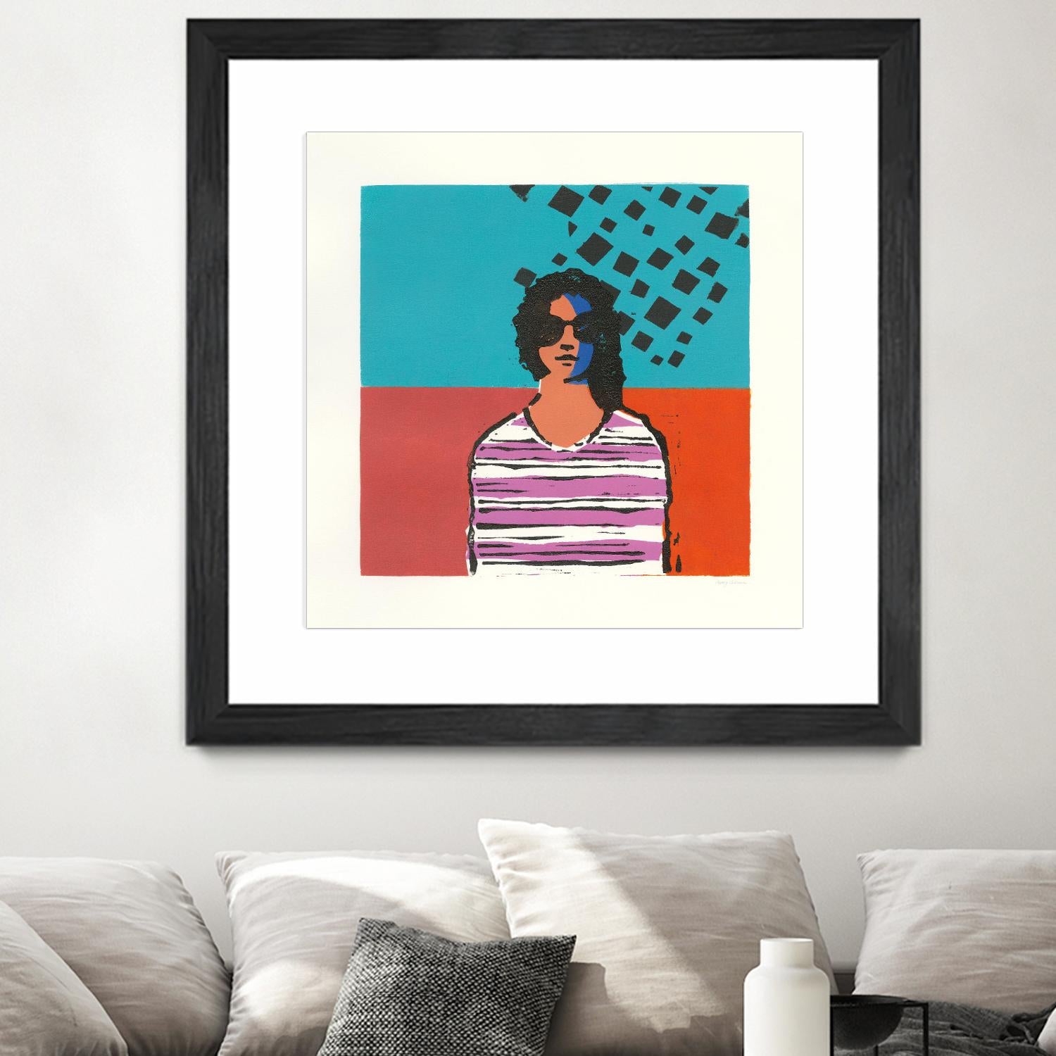 Sofia by Avery Tillmon on GIANT ART - multi figurative blue