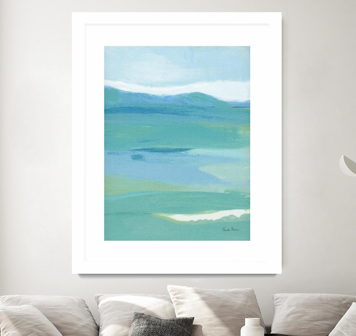 Coastal Bliss II by Farida Zaman on GIANT ART - multi abstract abstract