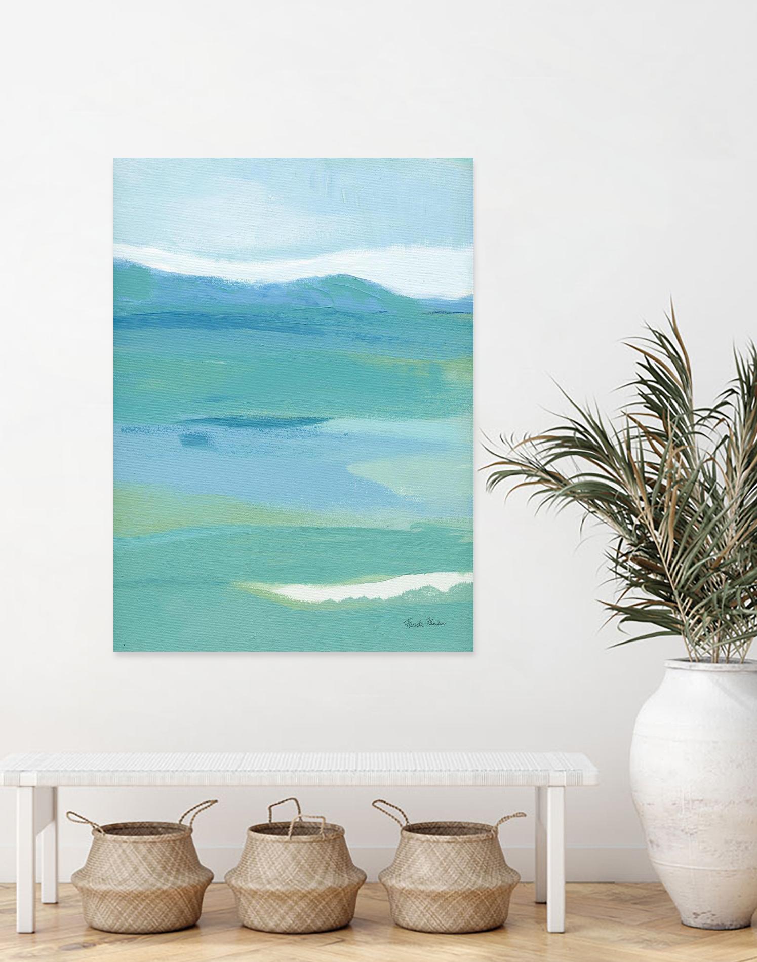 Coastal Bliss II by Farida Zaman on GIANT ART - multi abstract abstract