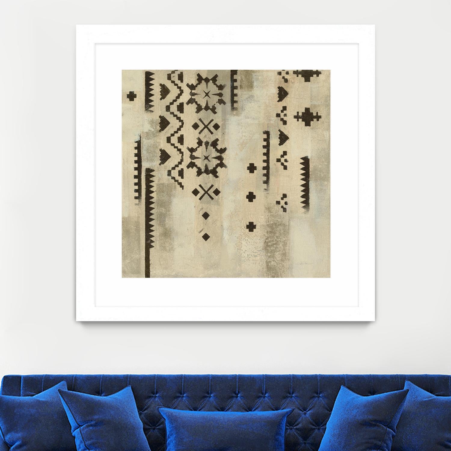 Scandanavian Mood V by Silvia Vassileva on GIANT ART - multi abstract brown