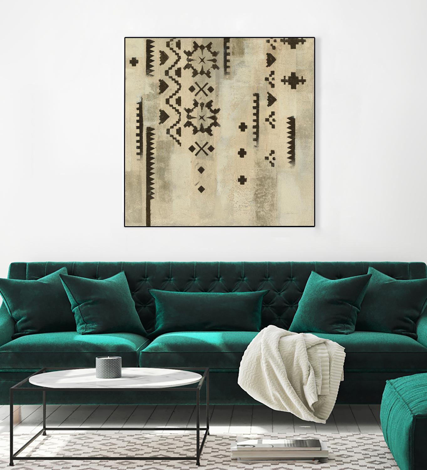 Scandanavian Mood V by Silvia Vassileva on GIANT ART - multi abstract brown