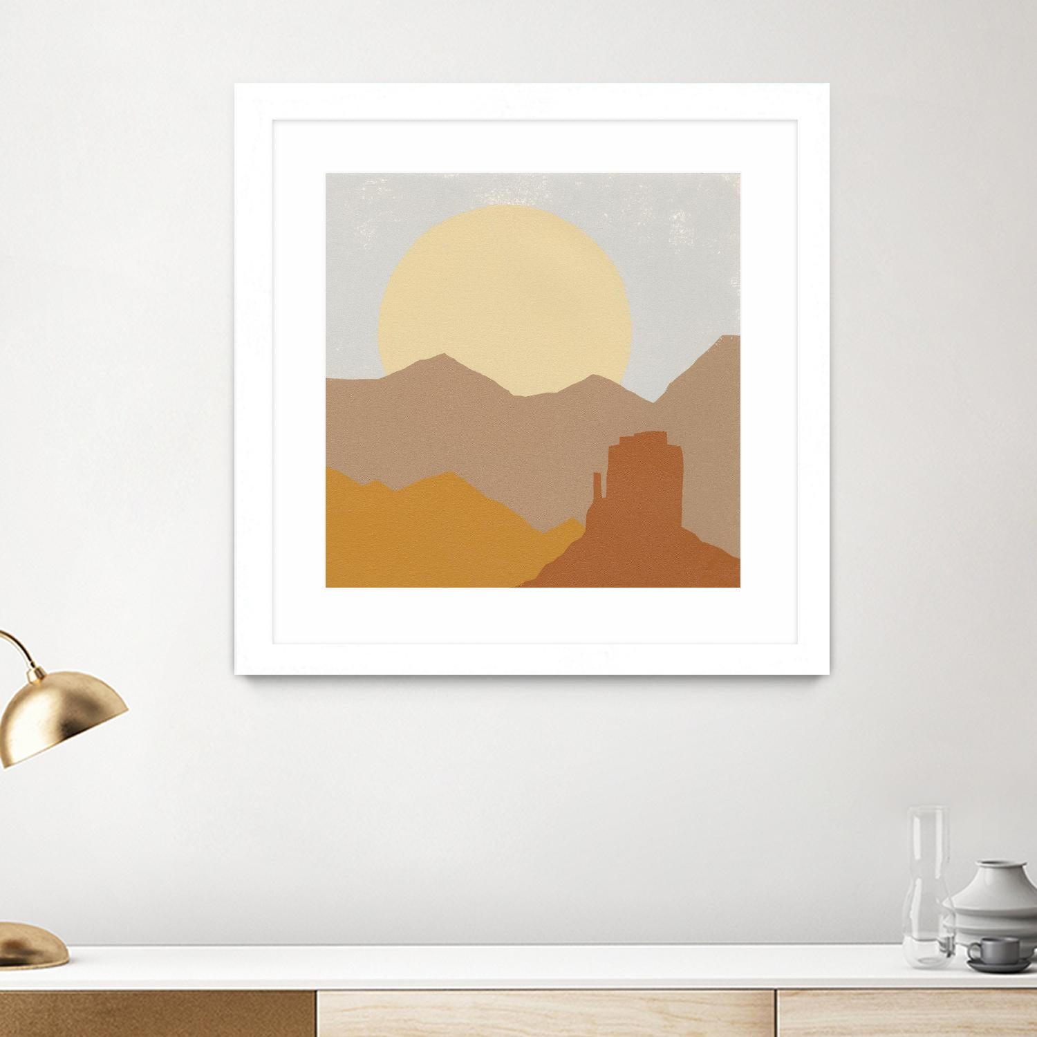 Desert Sun I by Moira Hershey on GIANT ART - multi abstract abstract