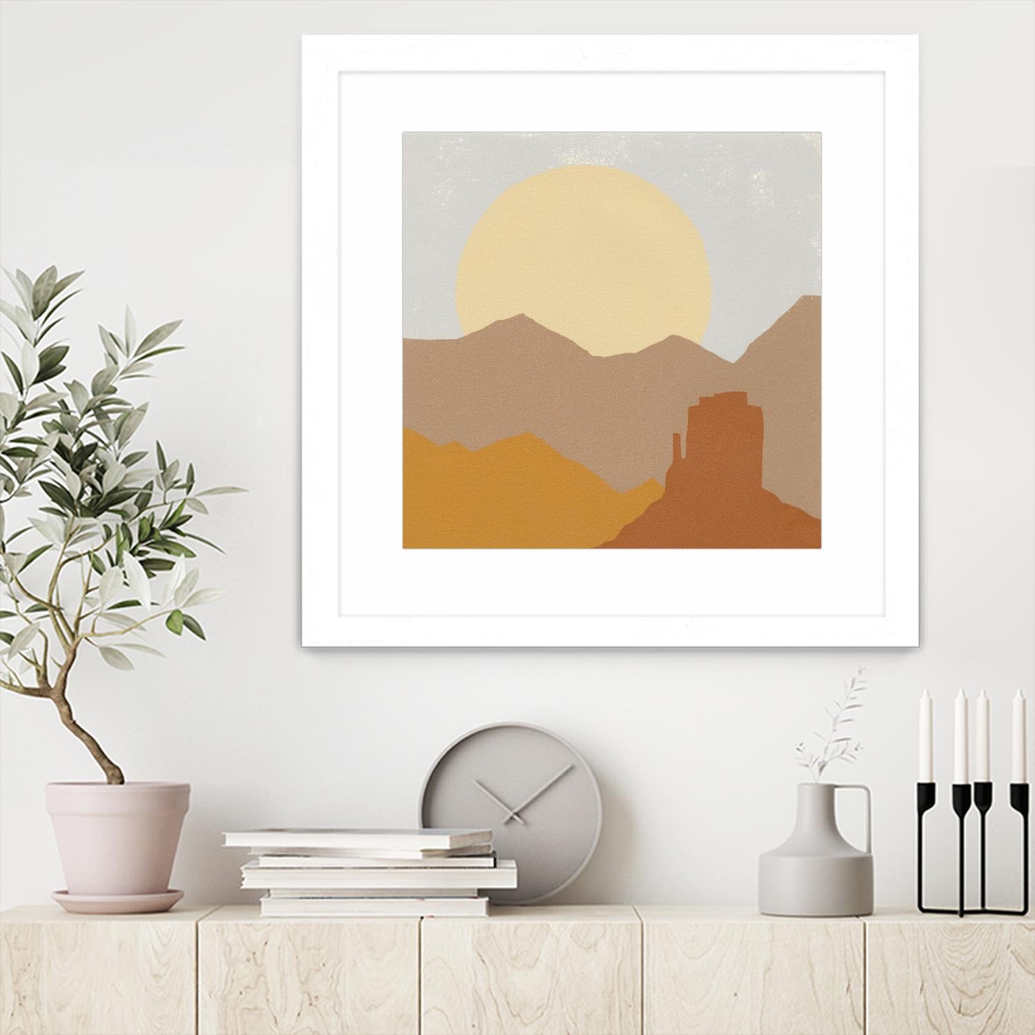 Desert Sun I by Moira Hershey on GIANT ART - multi abstract abstract