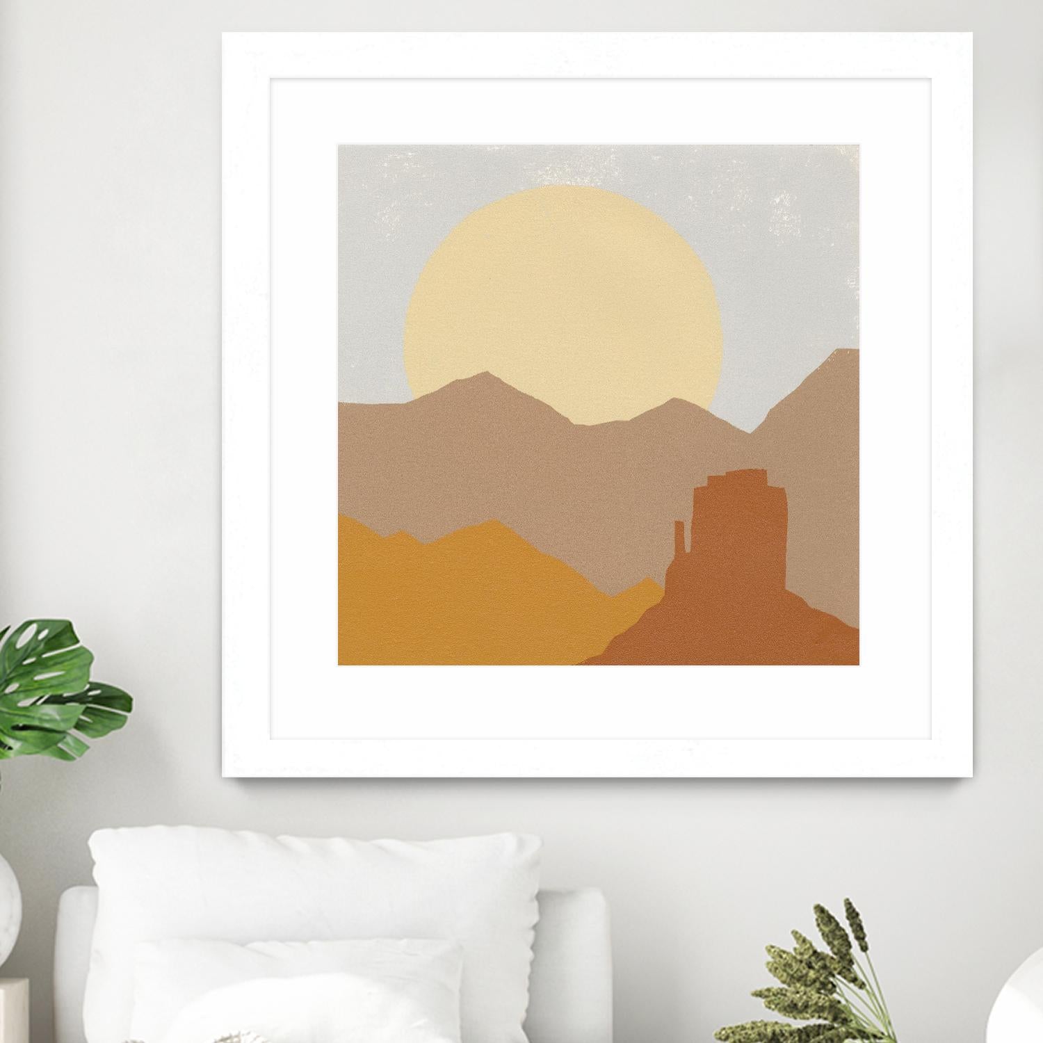 Desert Sun I by Moira Hershey on GIANT ART - multi abstract abstract