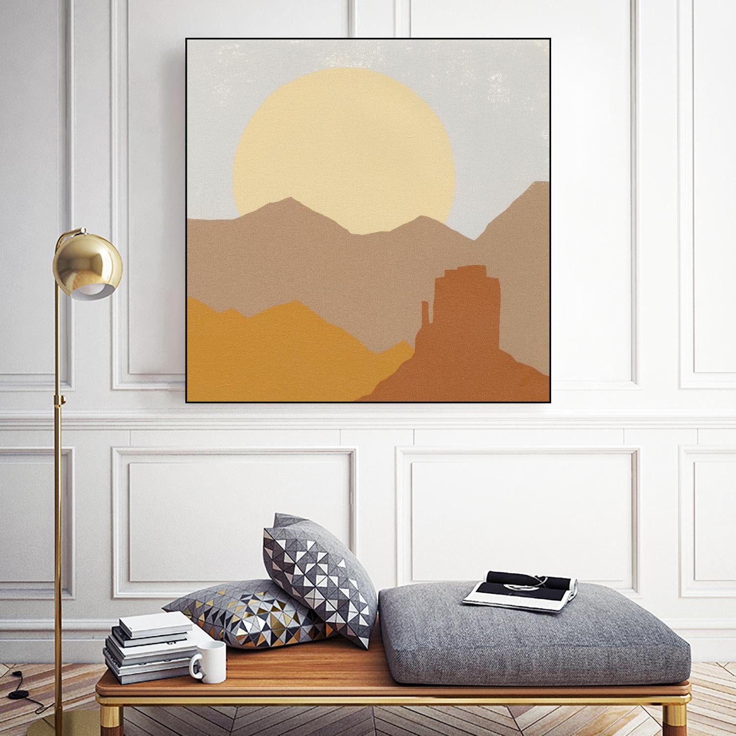 Desert Sun I by Moira Hershey on GIANT ART - multi abstract abstract