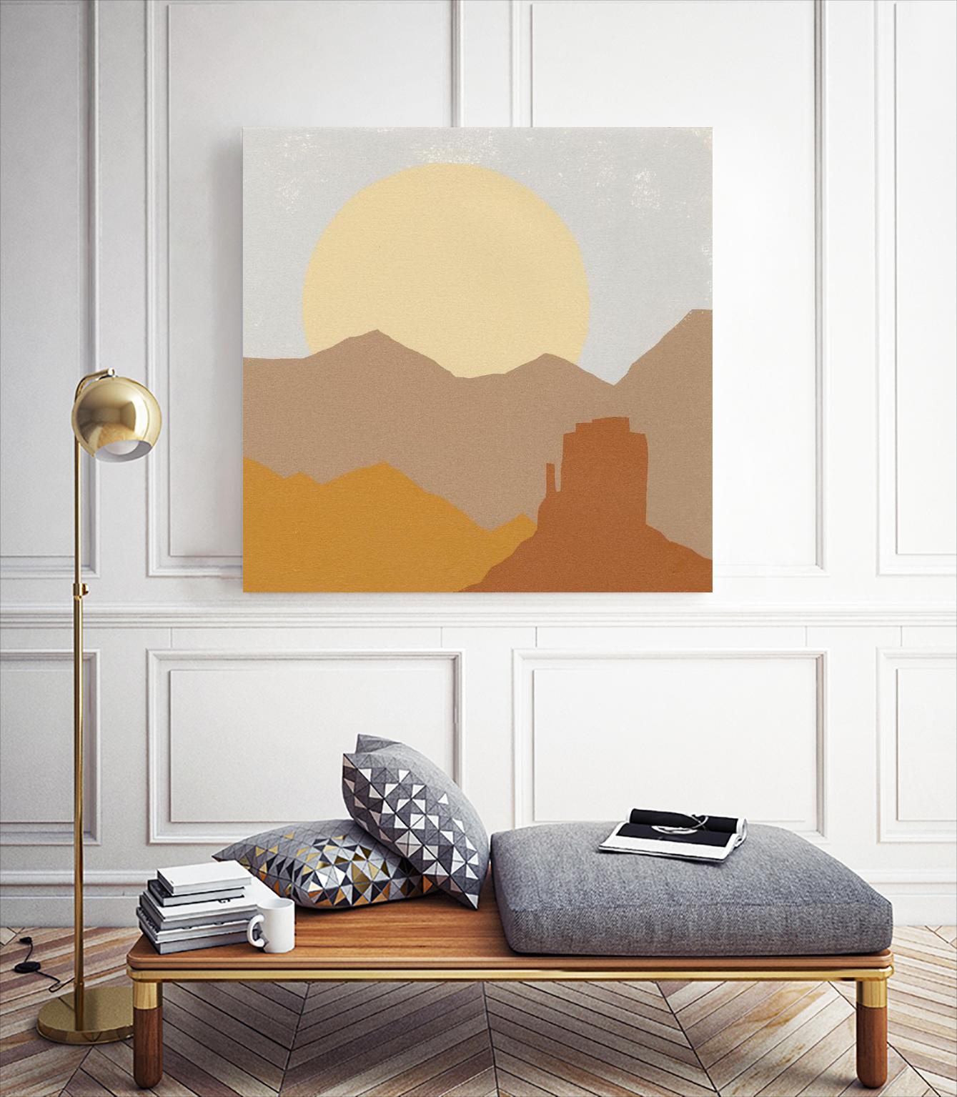 Desert Sun I by Moira Hershey on GIANT ART - multi abstract abstract