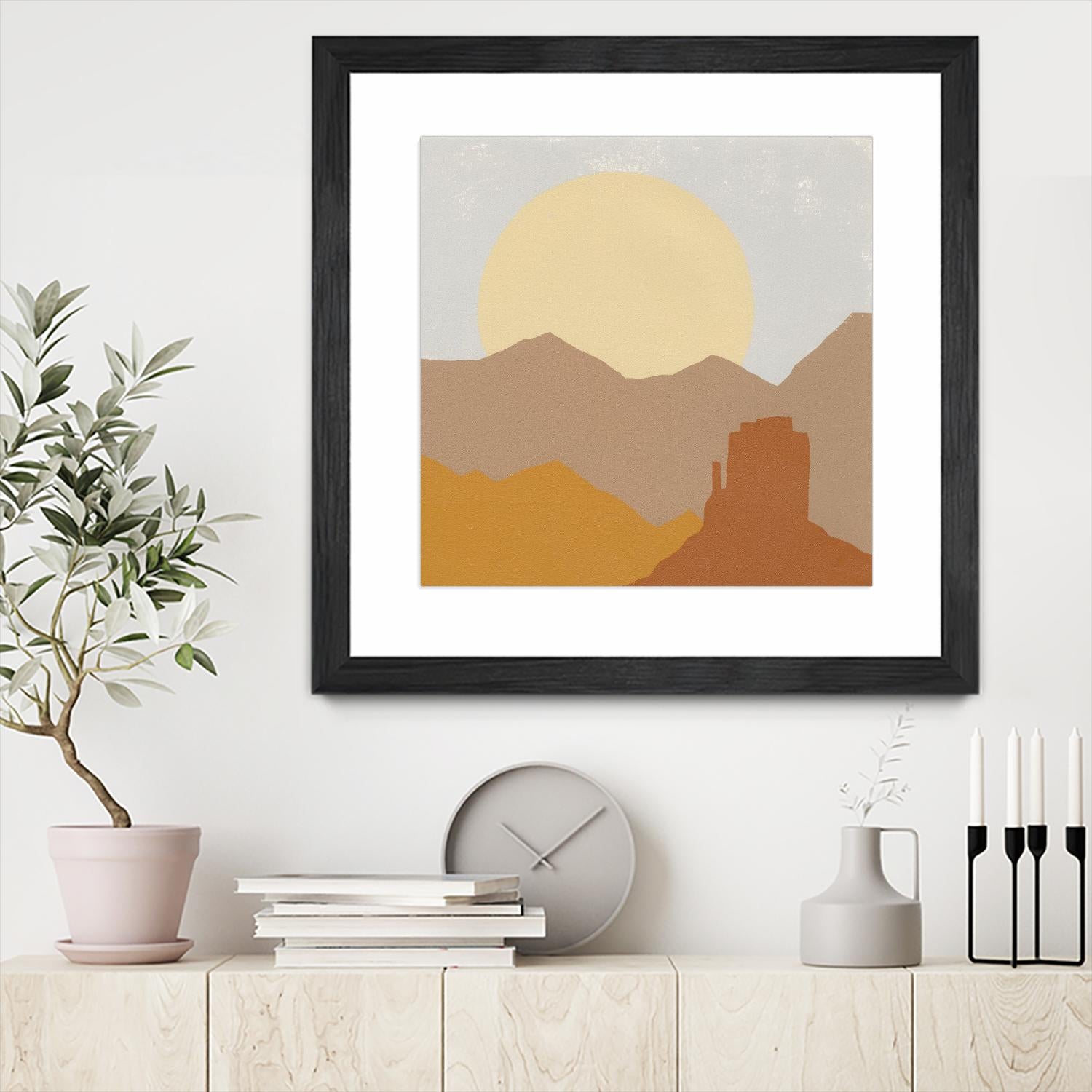 Desert Sun I by Moira Hershey on GIANT ART - multi abstract abstract