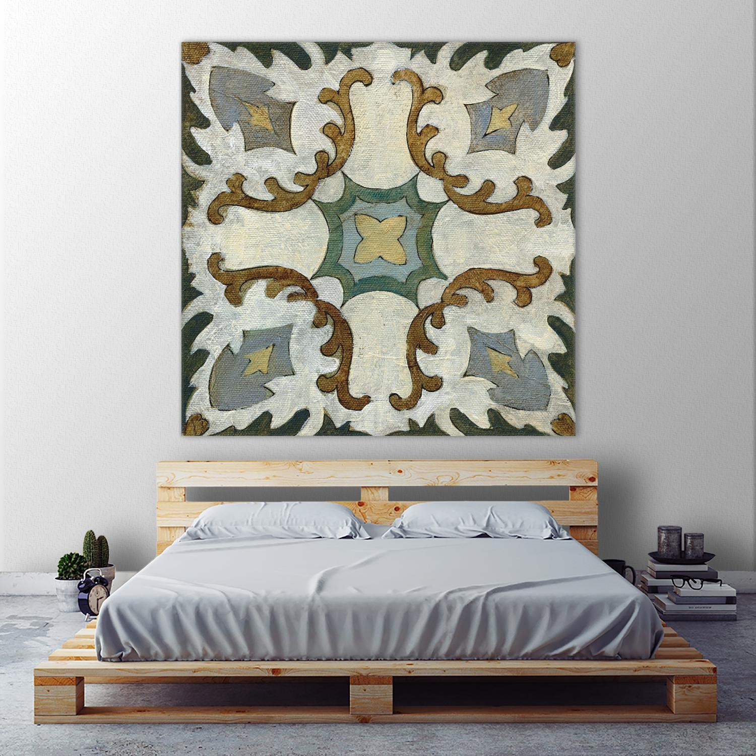 Old World Tile I by Silvia Vassileva on GIANT ART - multi abstract abstract