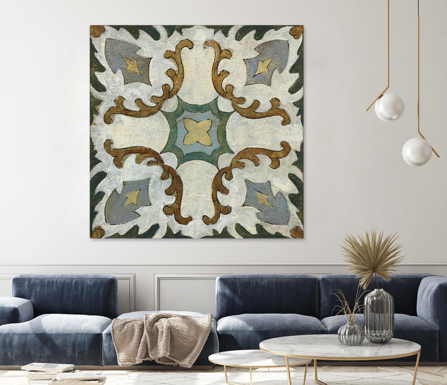 Old World Tile I by Silvia Vassileva on GIANT ART - multi abstract abstract
