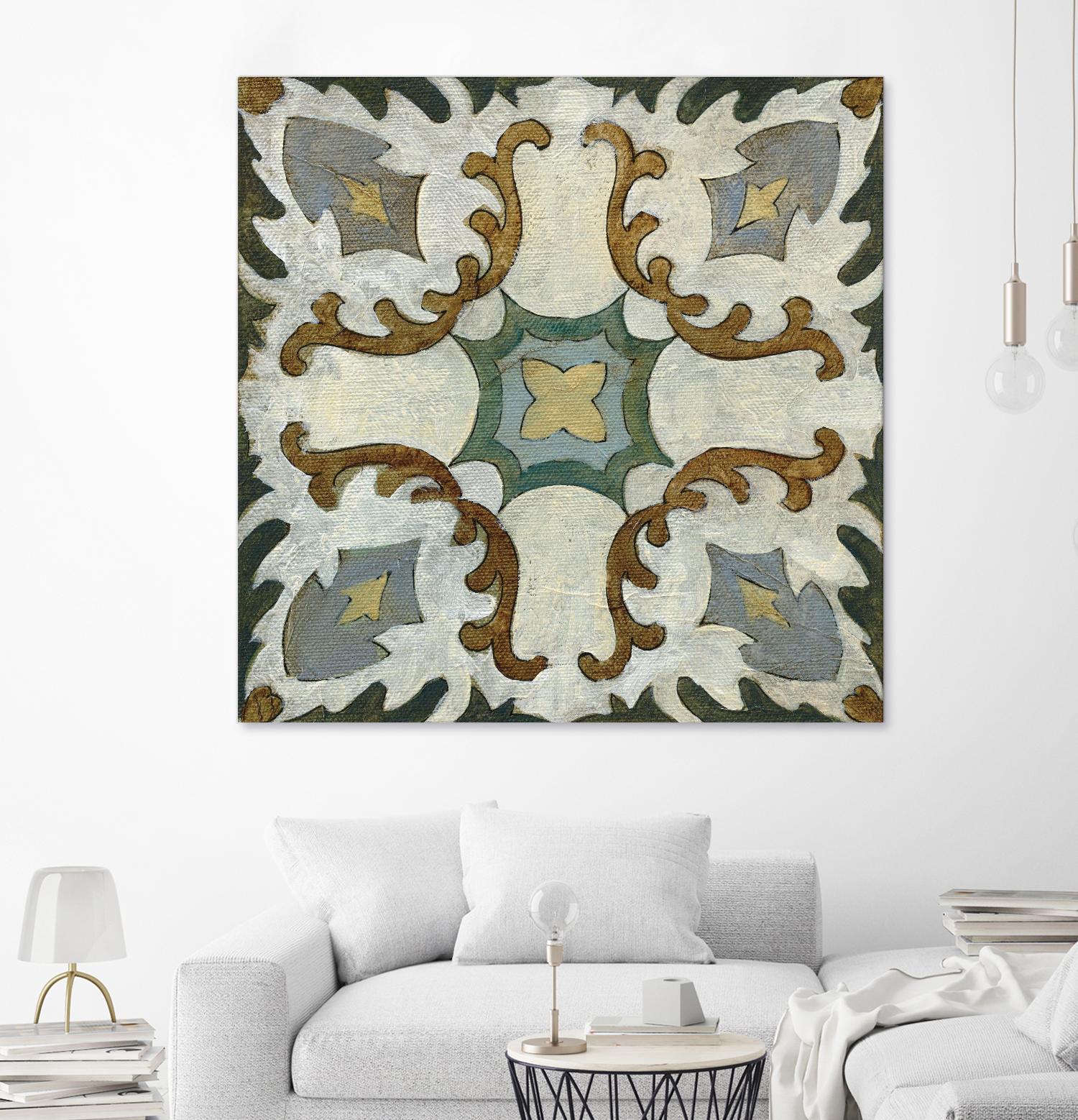 Old World Tile I by Silvia Vassileva on GIANT ART - multi abstract abstract