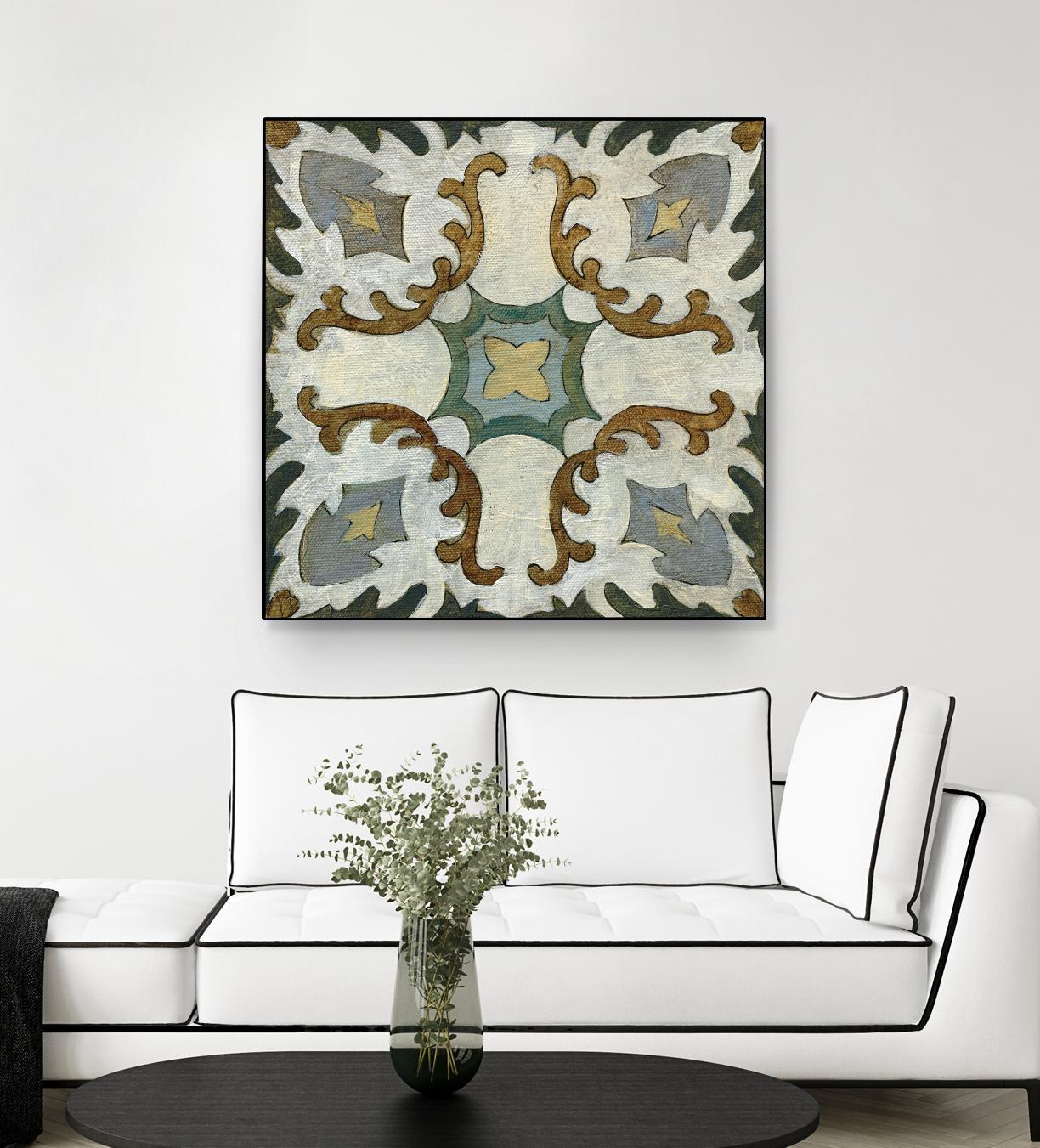 Old World Tile I by Silvia Vassileva on GIANT ART - multi abstract abstract