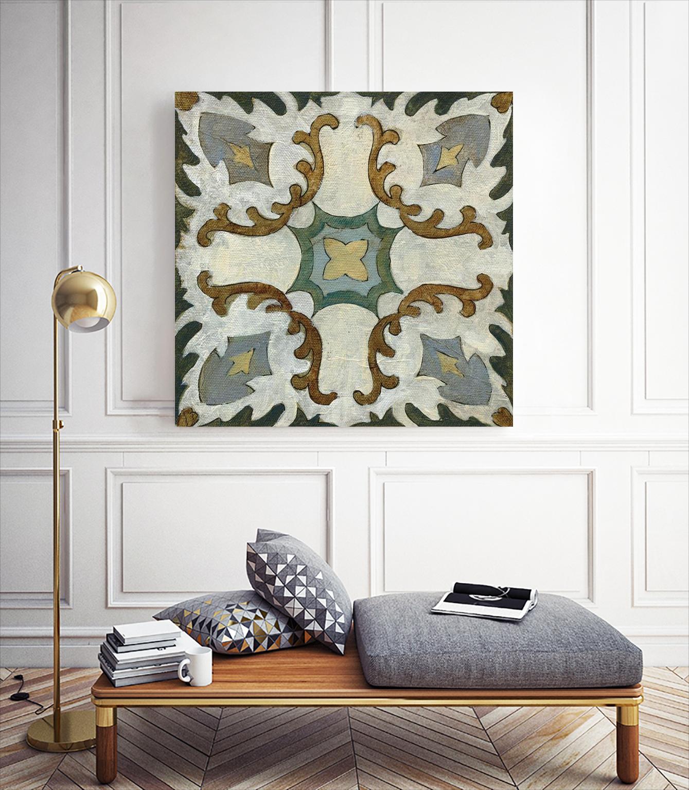 Old World Tile I by Silvia Vassileva on GIANT ART - multi abstract abstract