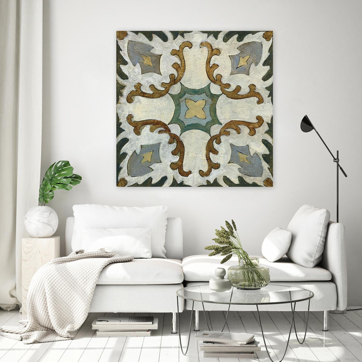Old World Tile I by Silvia Vassileva on GIANT ART - multi abstract abstract