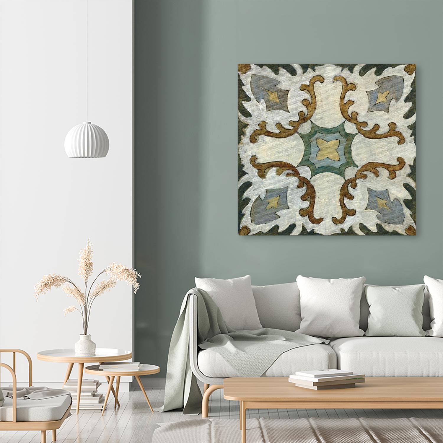 Old World Tile I by Silvia Vassileva on GIANT ART - multi abstract abstract