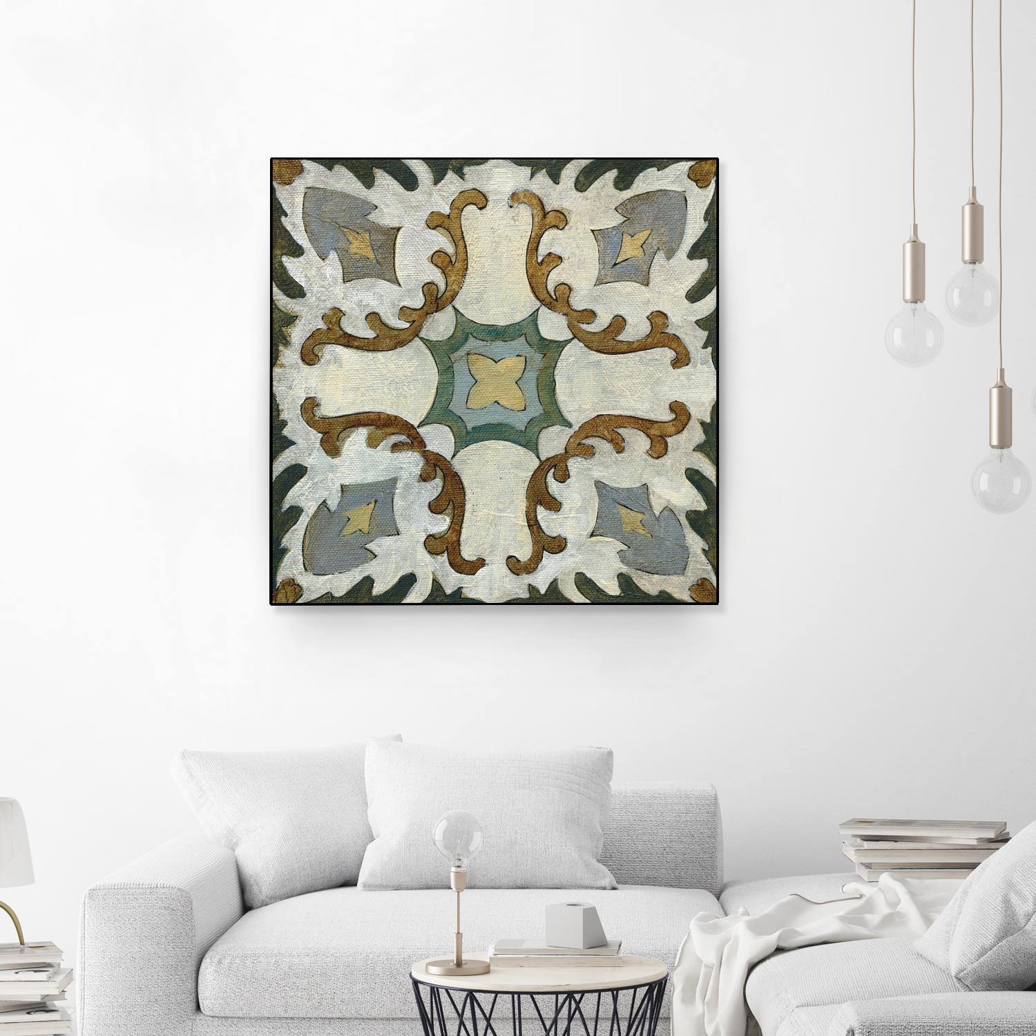 Old World Tile I by Silvia Vassileva on GIANT ART - multi abstract abstract