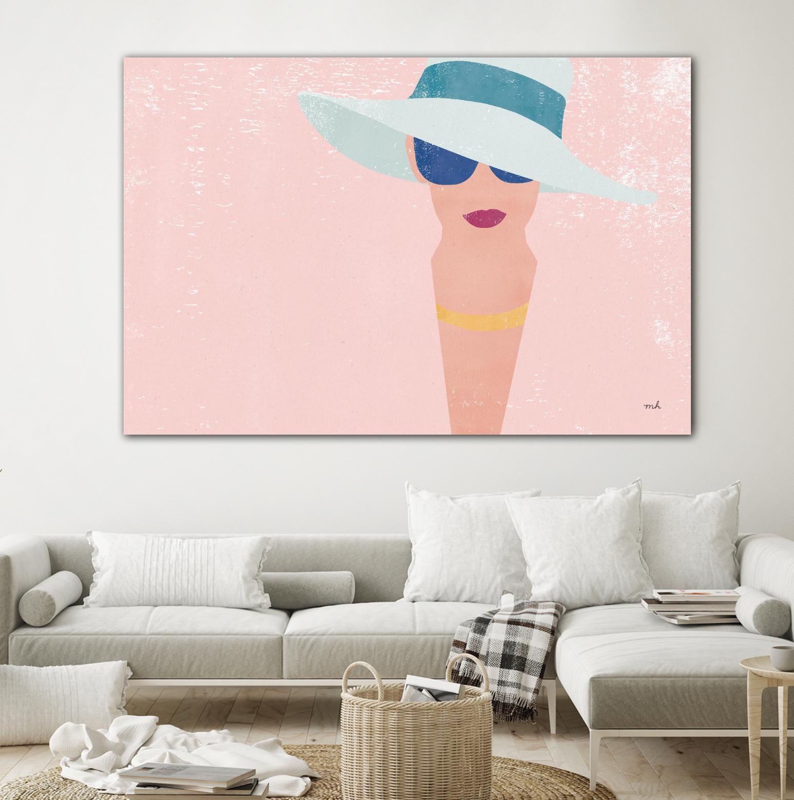 Fashion Forward by Moira Hershey on GIANT ART - multi fashion blue