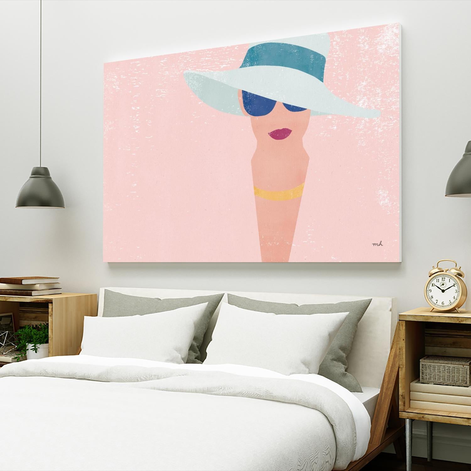 Fashion Forward by Moira Hershey on GIANT ART - multi fashion blue