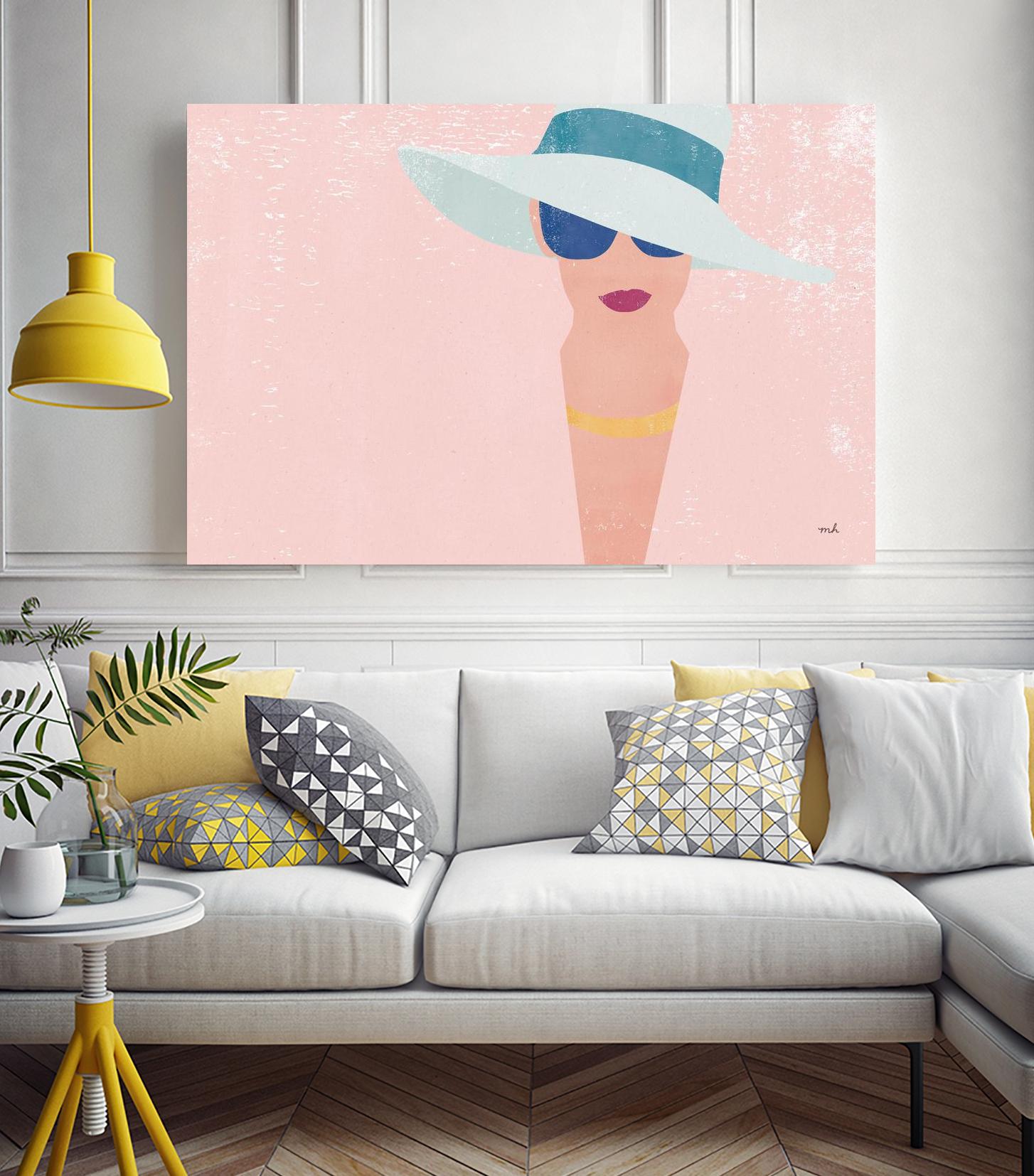 Fashion Forward by Moira Hershey on GIANT ART - multi fashion blue