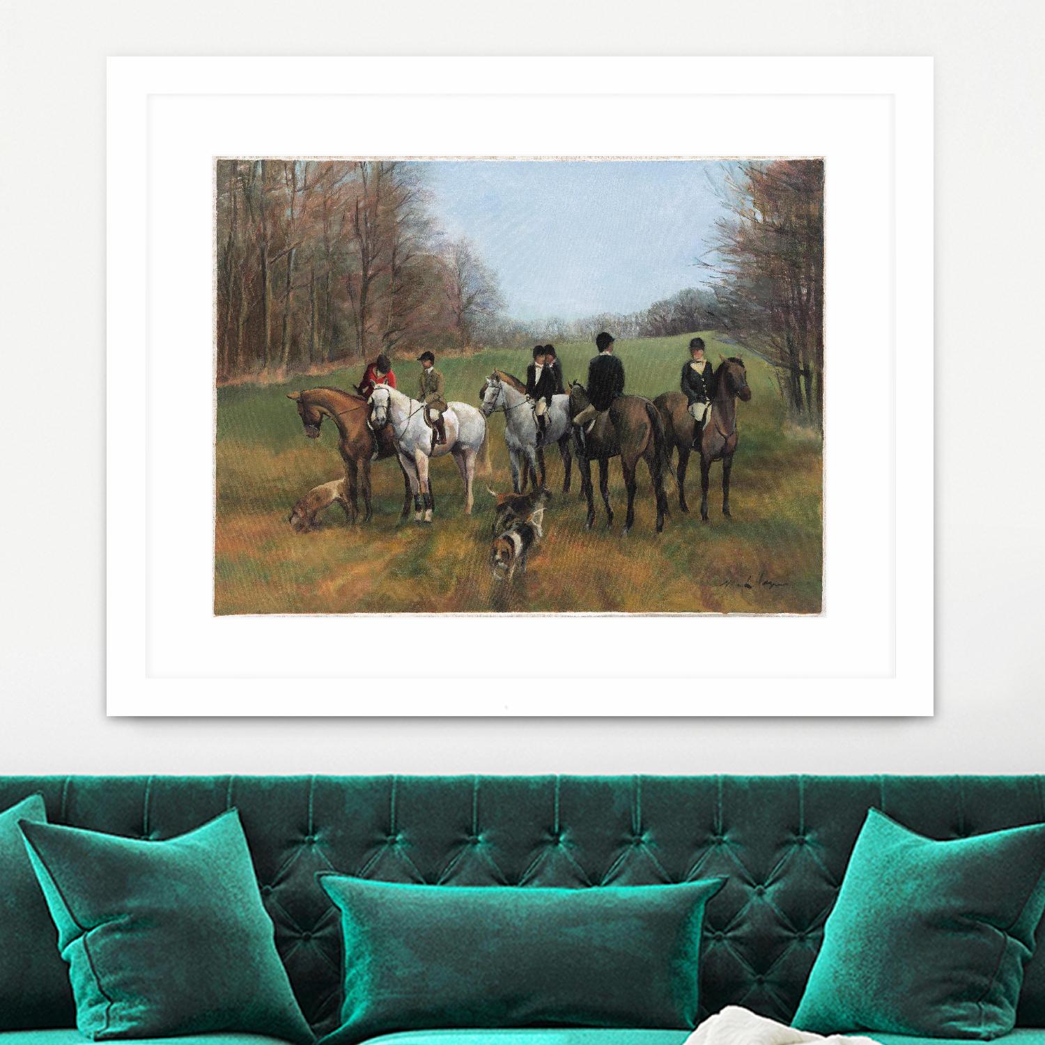 Morning in Millbrook by Albena Hristova on GIANT ART - multi sport beagles