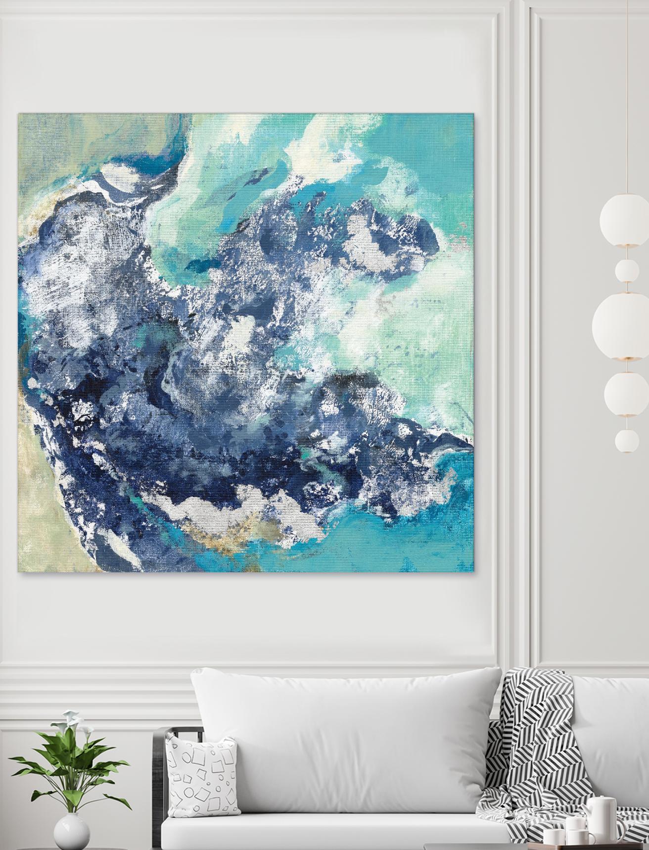 Turquoise by Silvia Vassileva on GIANT ART - abstract abstract