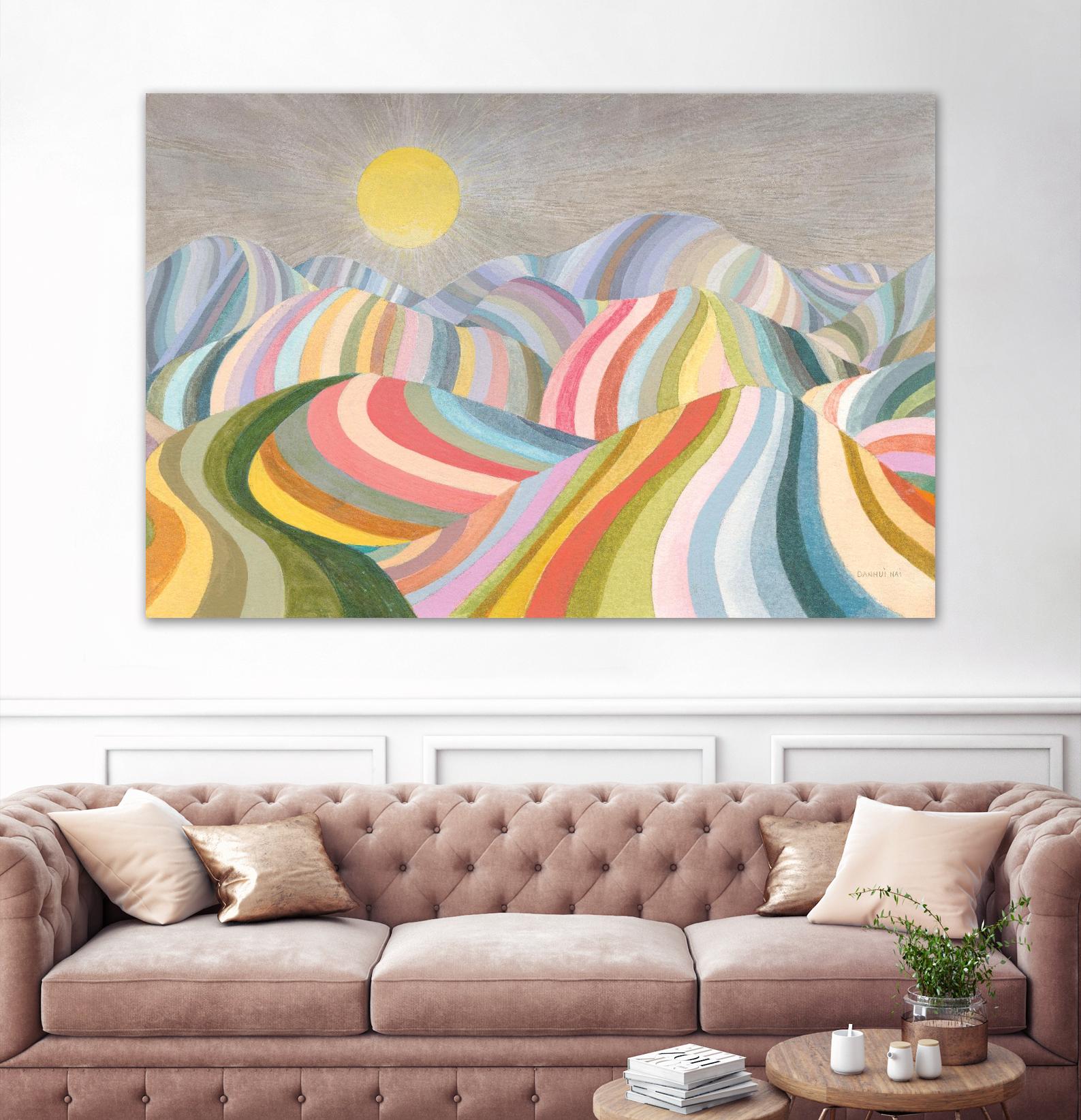 The Hills Roll On by Danhui Nai on GIANT ART - abstract abstract