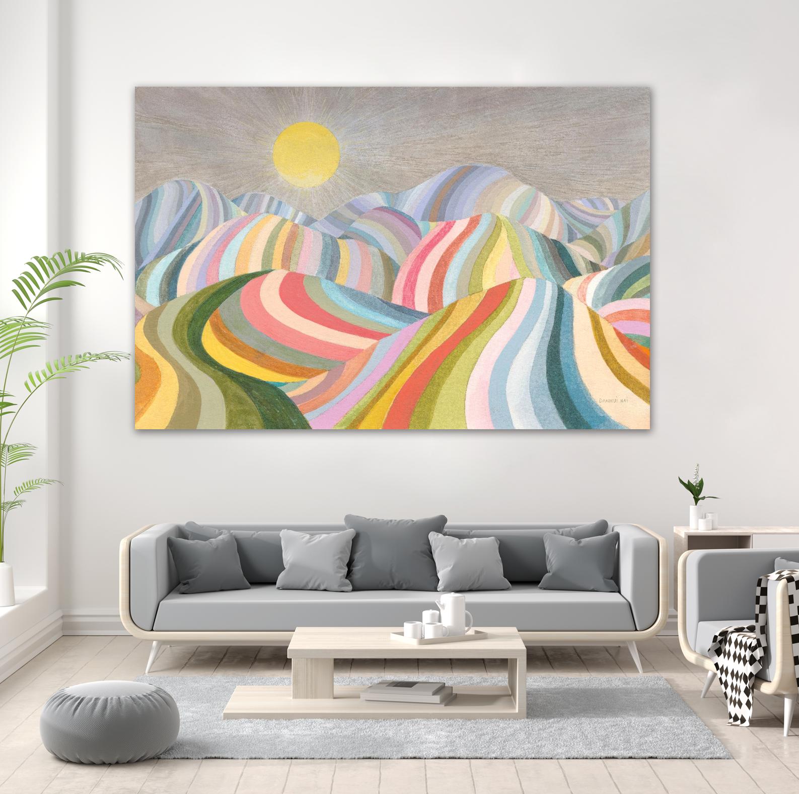 The Hills Roll On by Danhui Nai on GIANT ART - abstract abstract