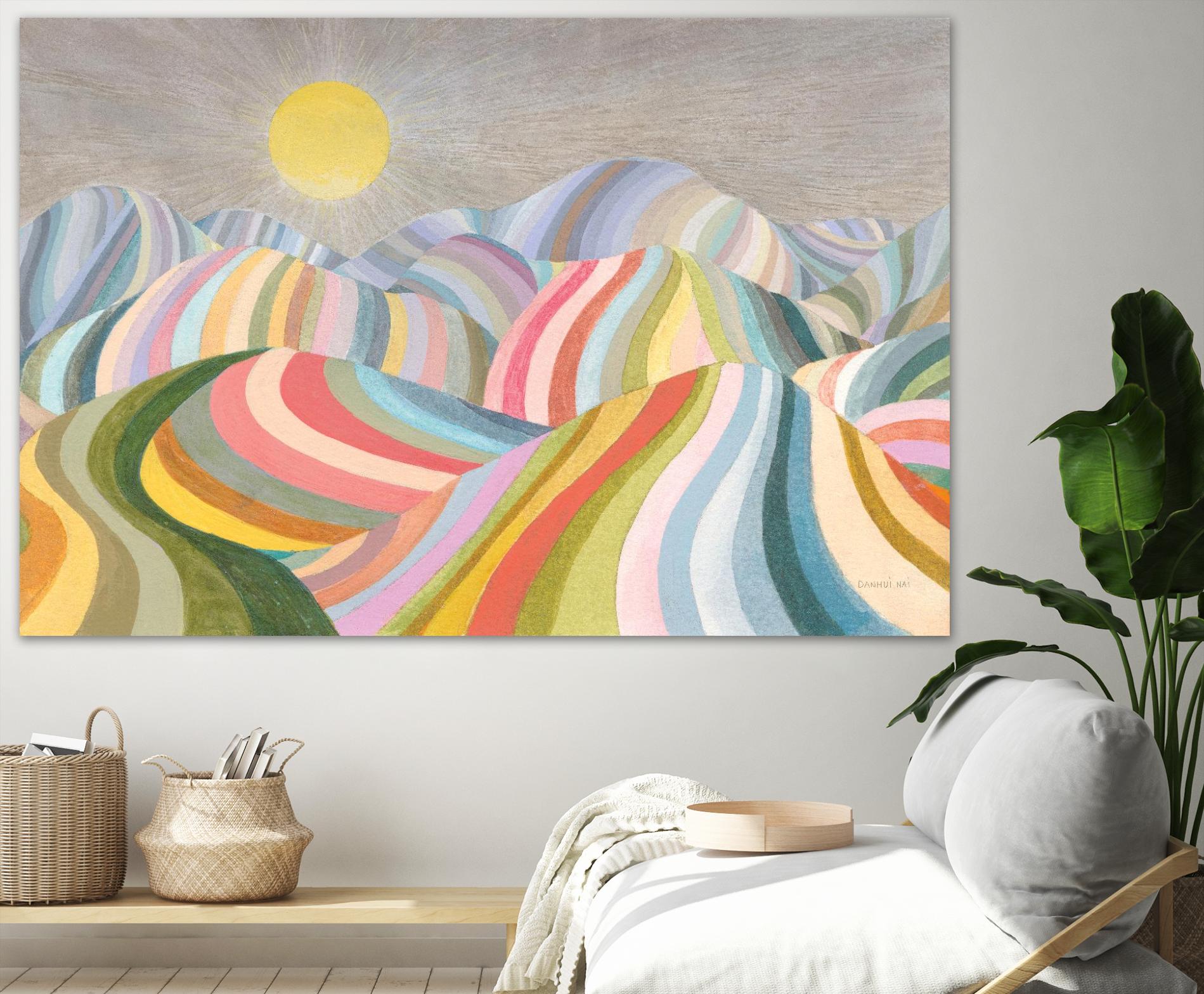 The Hills Roll On by Danhui Nai on GIANT ART - abstract abstract