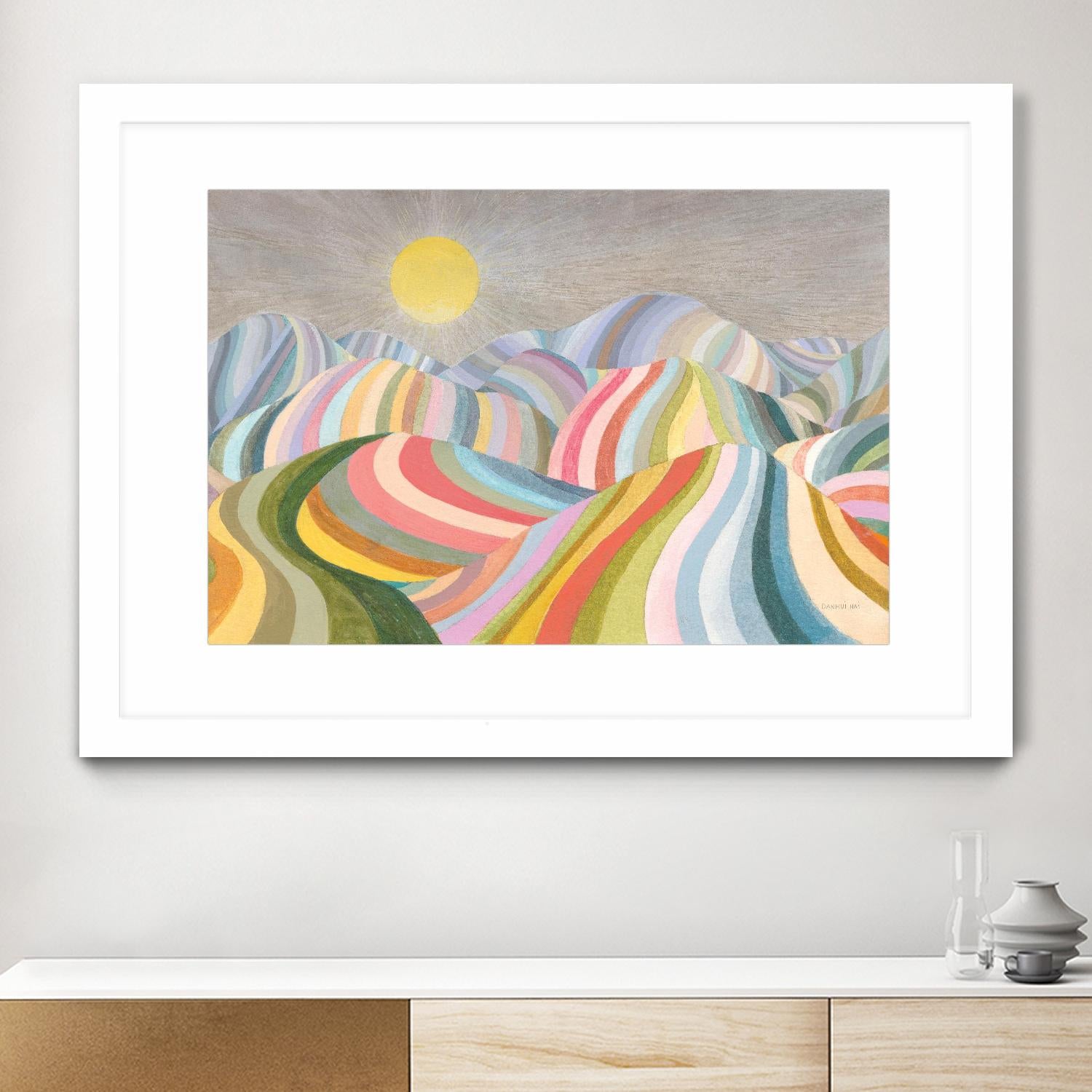 The Hills Roll On by Danhui Nai on GIANT ART - abstract abstract
