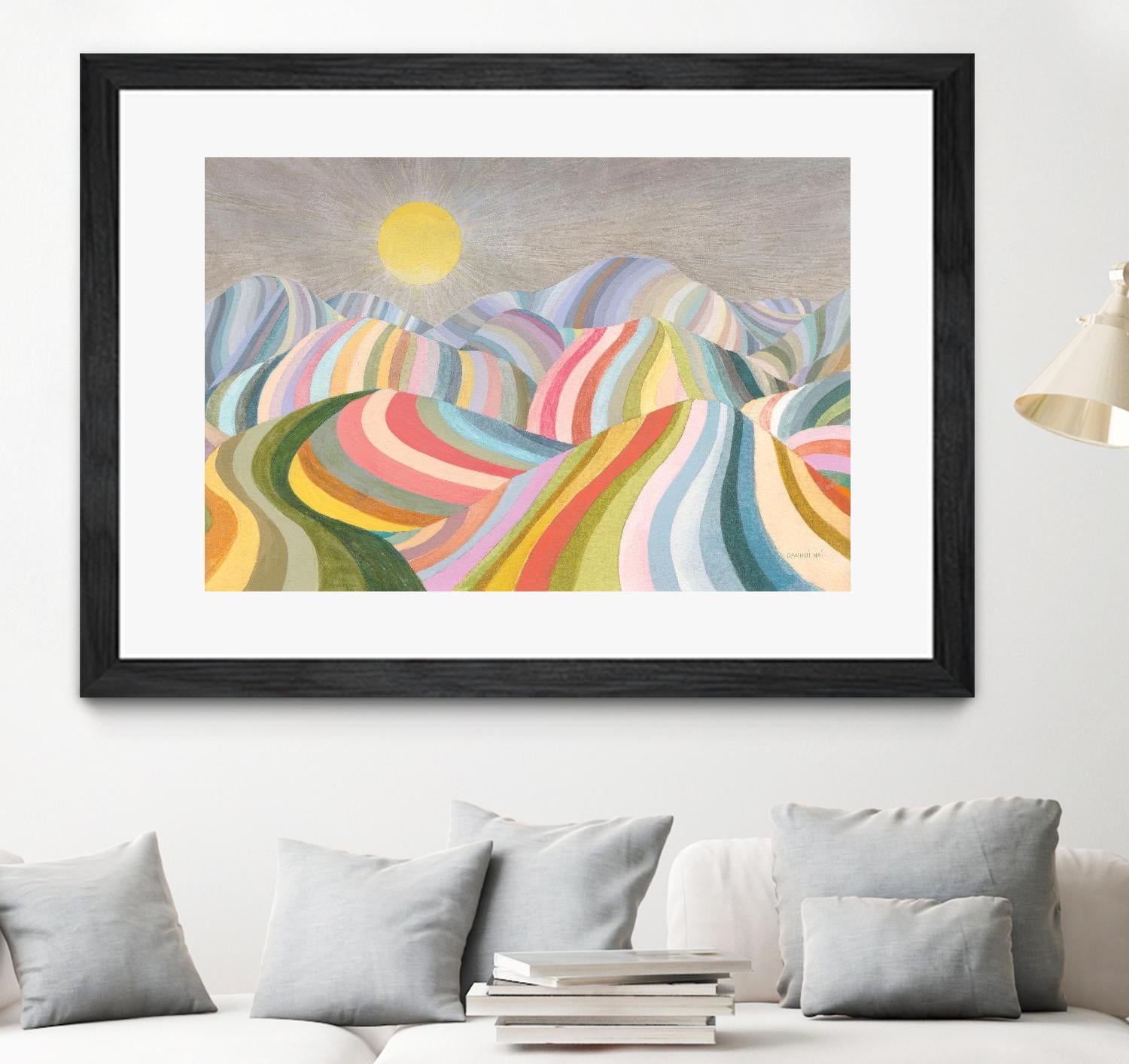 The Hills Roll On by Danhui Nai on GIANT ART - abstract abstract