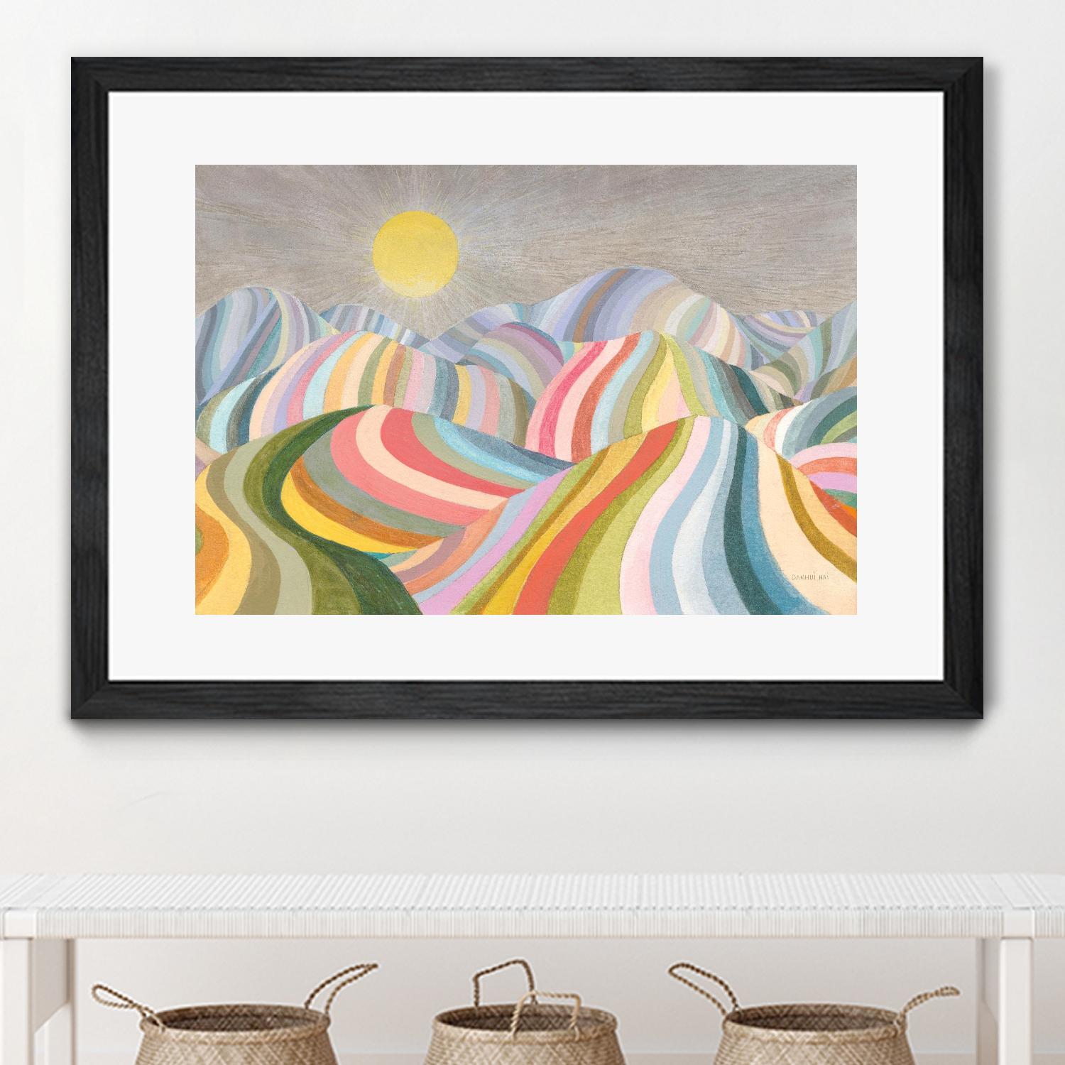 The Hills Roll On by Danhui Nai on GIANT ART - abstract abstract