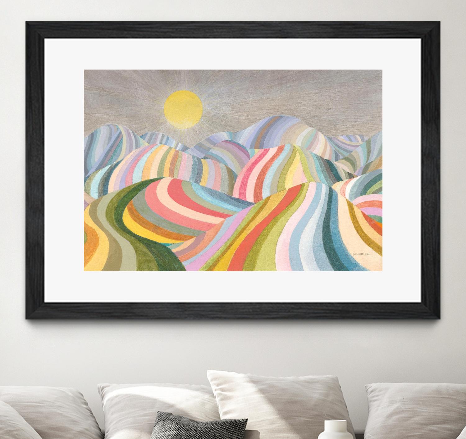The Hills Roll On by Danhui Nai on GIANT ART - abstract abstract