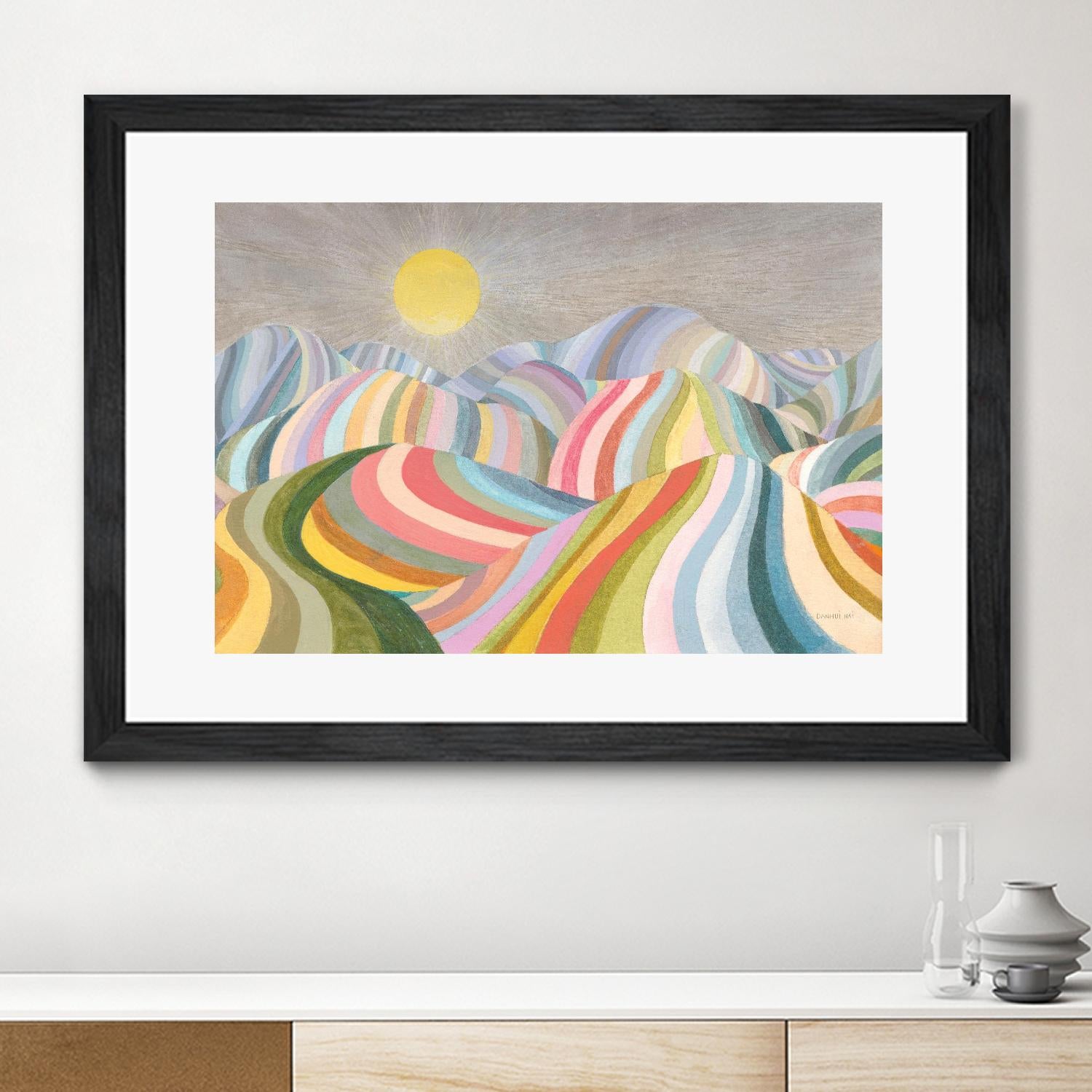 The Hills Roll On by Danhui Nai on GIANT ART - abstract abstract