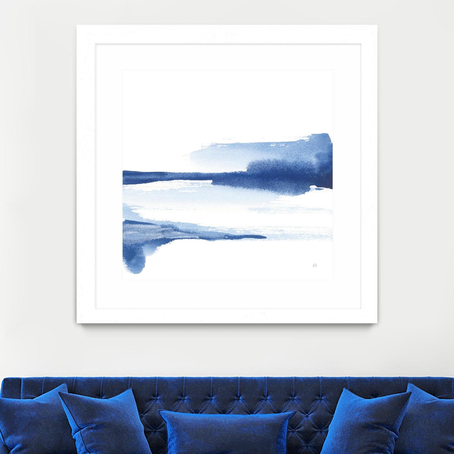 Classic Blue II by Chris Paschke on GIANT ART - abstract abstract