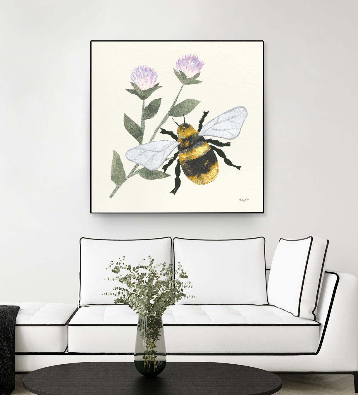 In the Garden Bee by Courtney Prahl on GIANT ART - animals bee