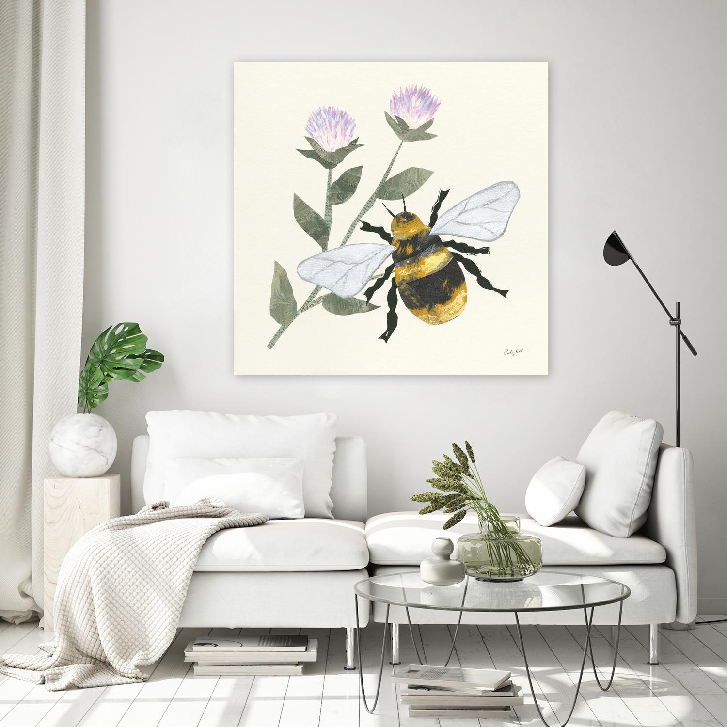In the Garden Bee by Courtney Prahl on GIANT ART - animals bee