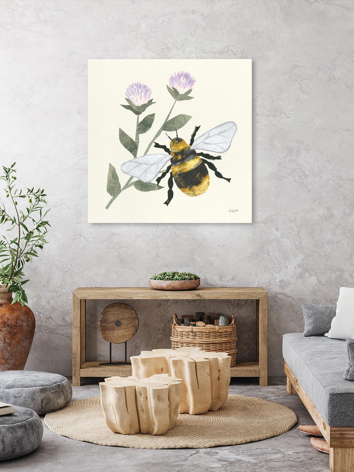 In the Garden Bee by Courtney Prahl on GIANT ART - animals bee