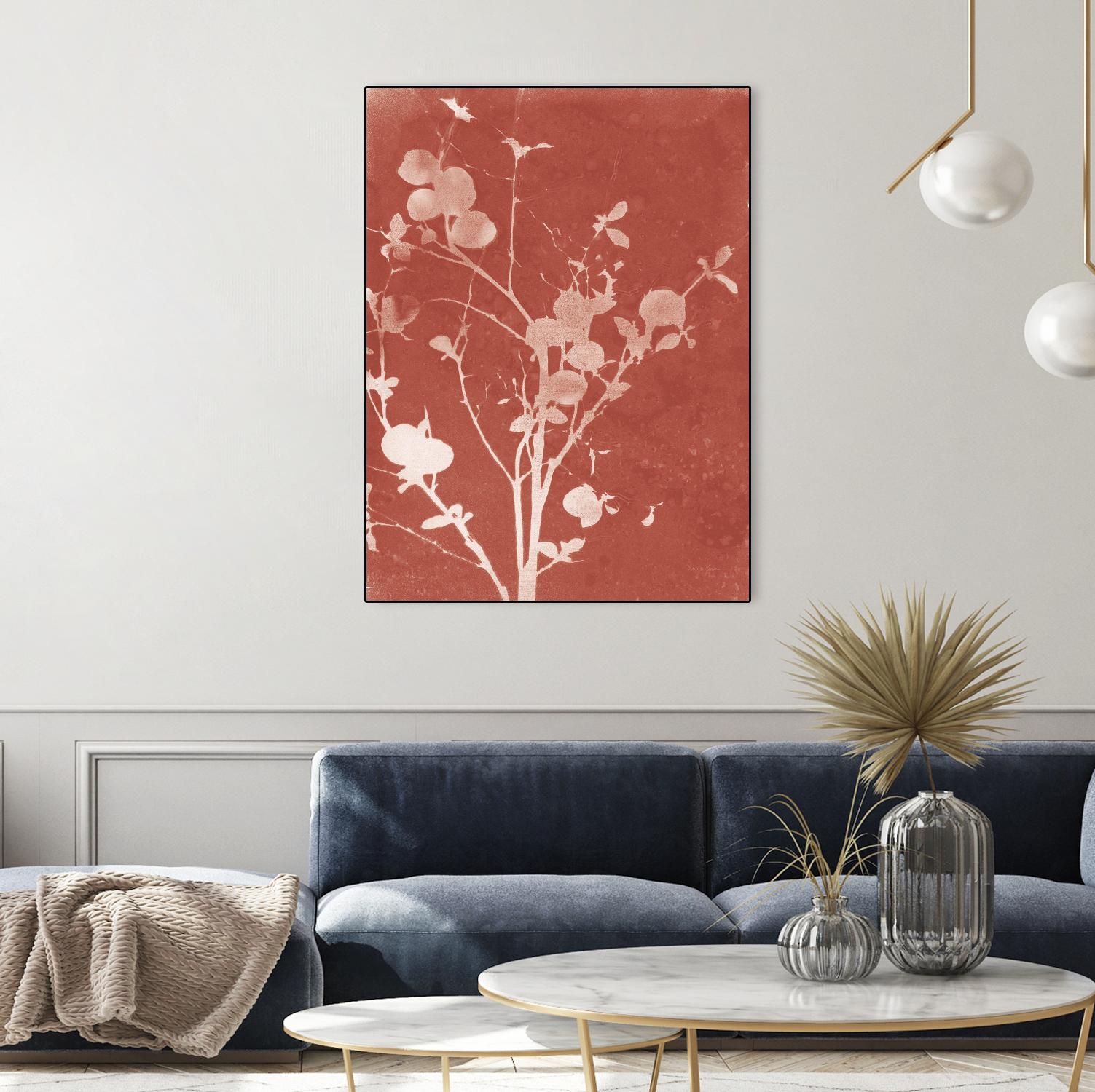 Enchanted Fall Cyanotype VI by Nancy Green on GIANT ART - botanical botanical