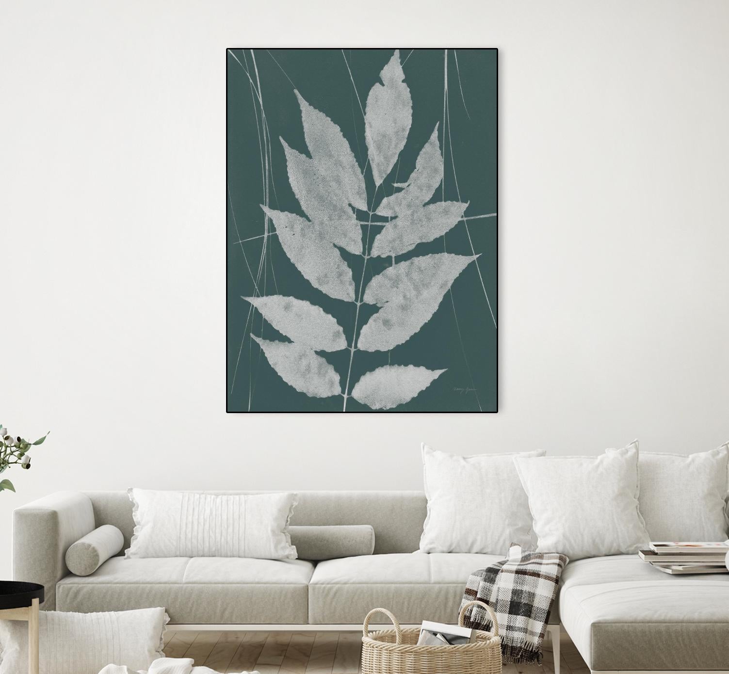 Enchanted Fall Cyanotype IX by Nancy Green on GIANT ART - botanical botanical