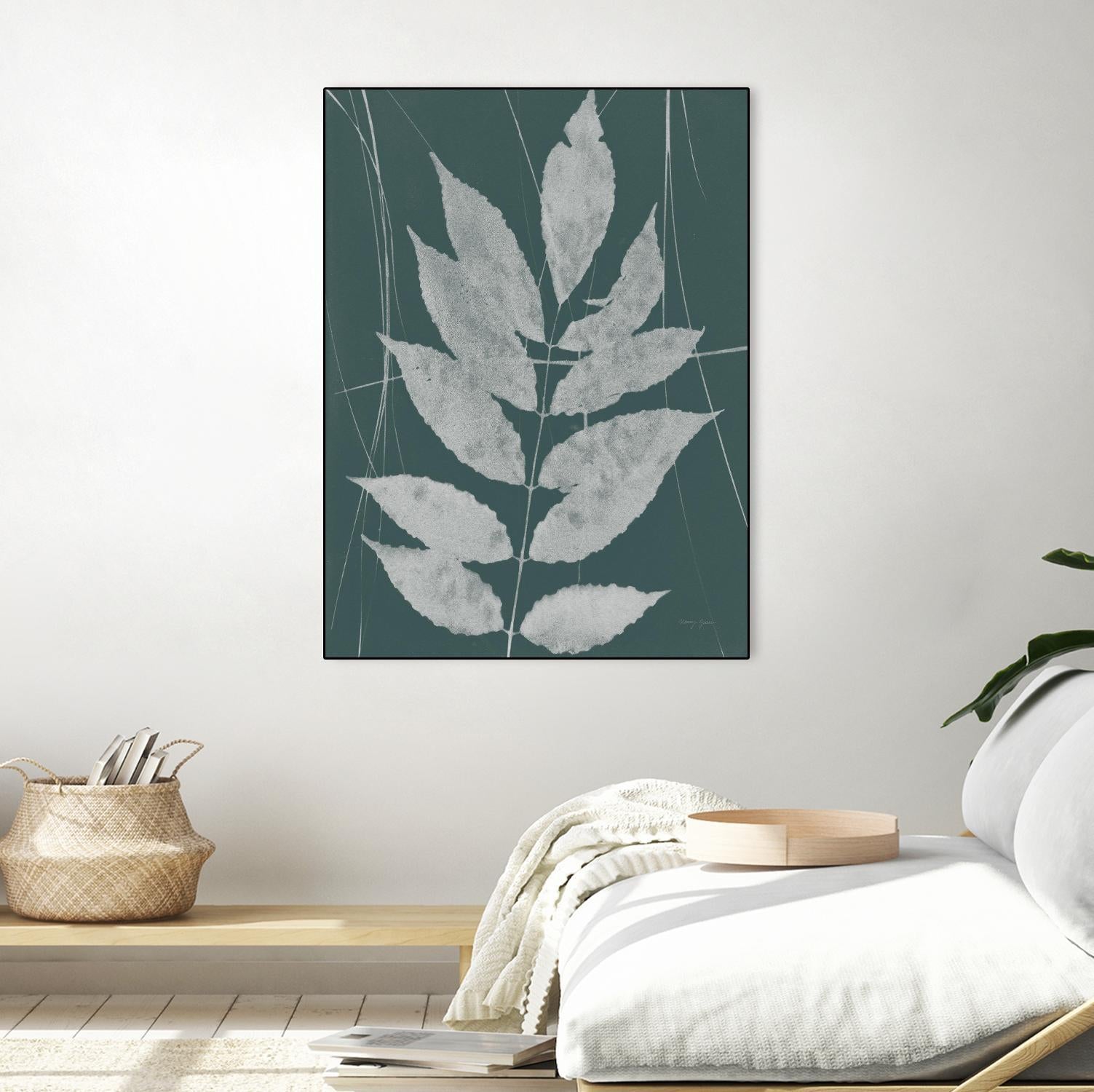 Enchanted Fall Cyanotype IX by Nancy Green on GIANT ART - botanical botanical