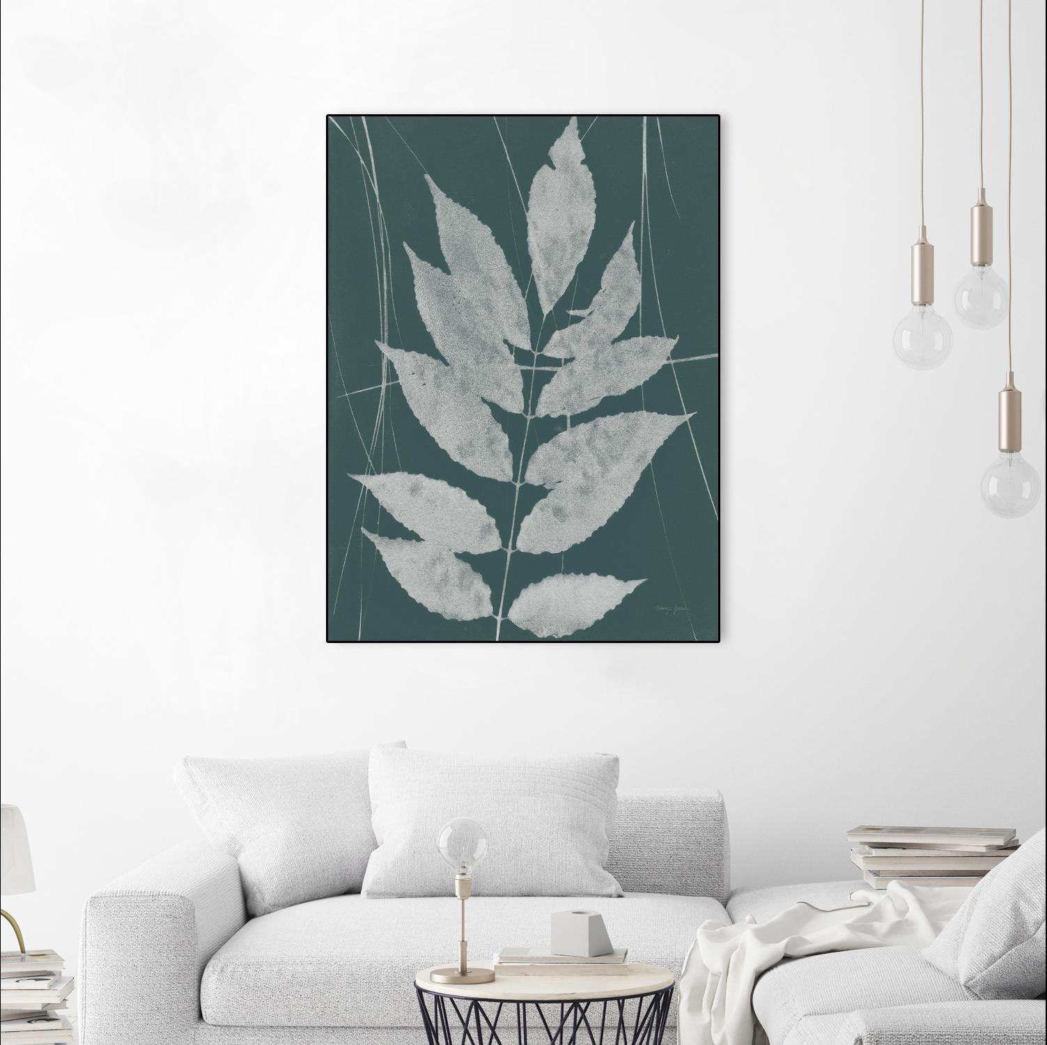 Enchanted Fall Cyanotype IX by Nancy Green on GIANT ART - botanical botanical