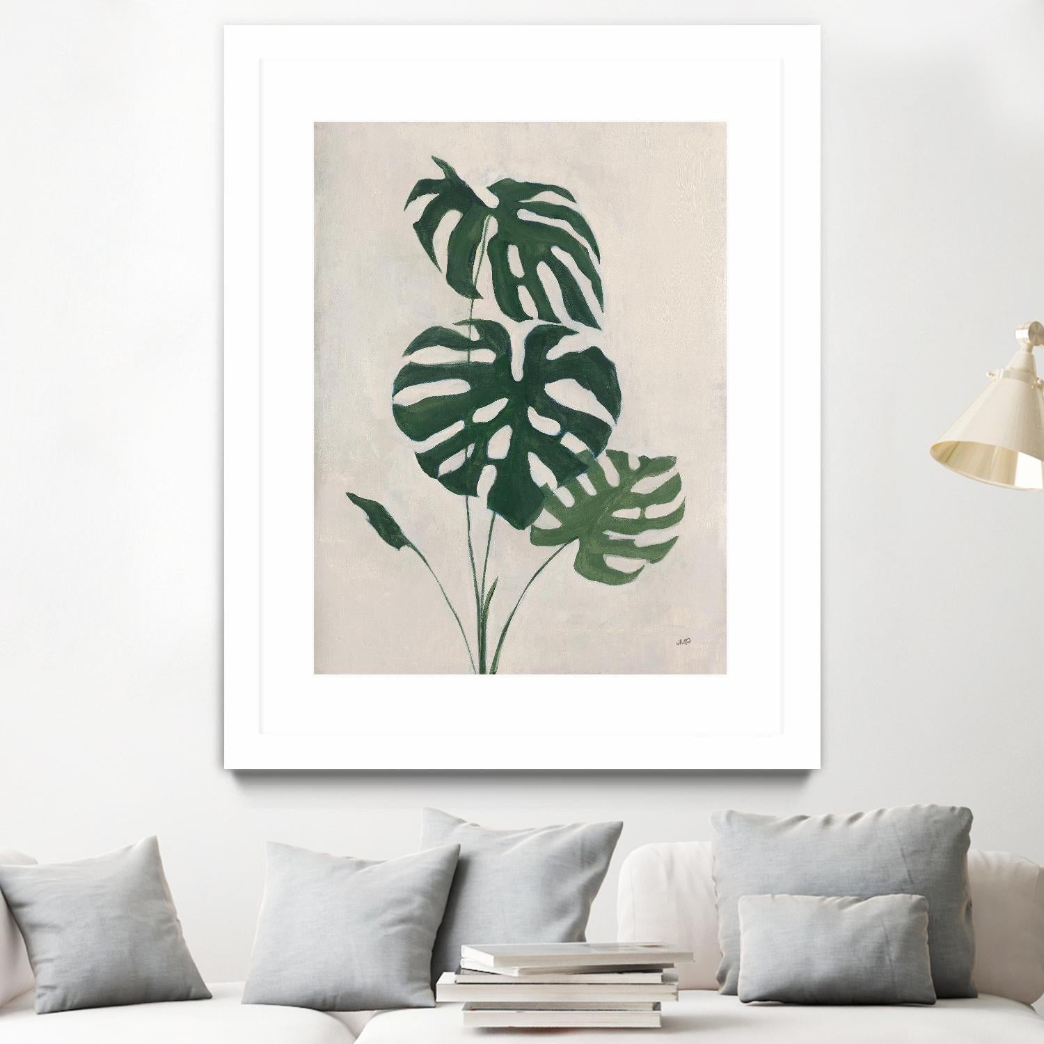 Palm Botanical I by Julia Purinton on GIANT ART - green tropical tropical