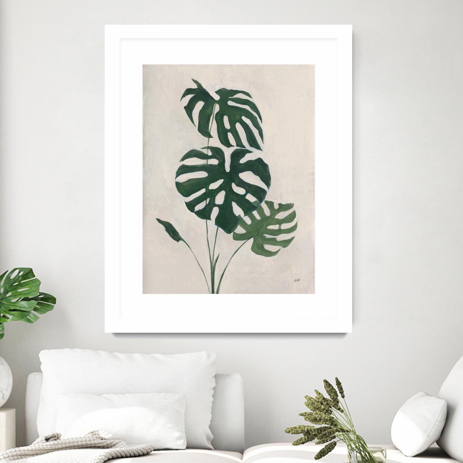 Palm Botanical I by Julia Purinton on GIANT ART - green tropical tropical