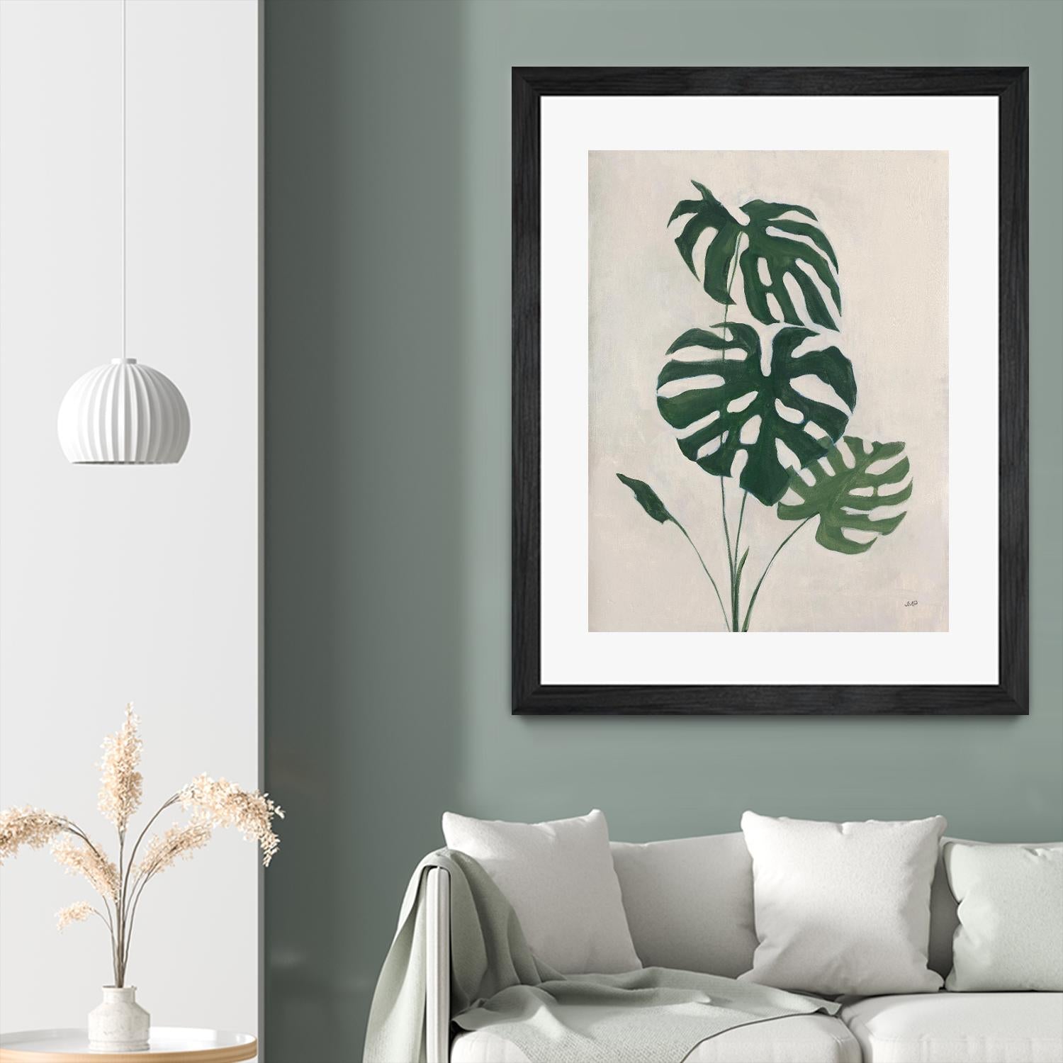 Palm Botanical I by Julia Purinton on GIANT ART - green tropical tropical