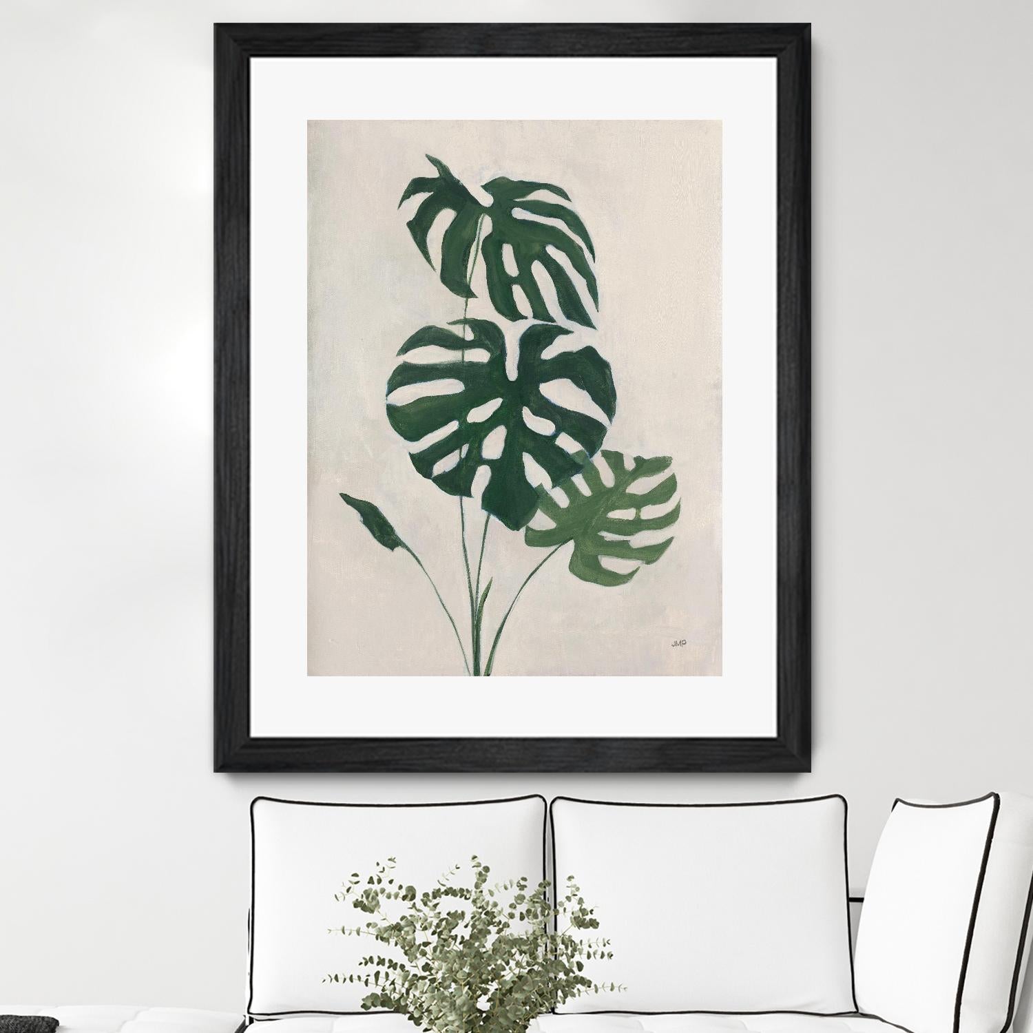 Palm Botanical I by Julia Purinton on GIANT ART - green tropical tropical