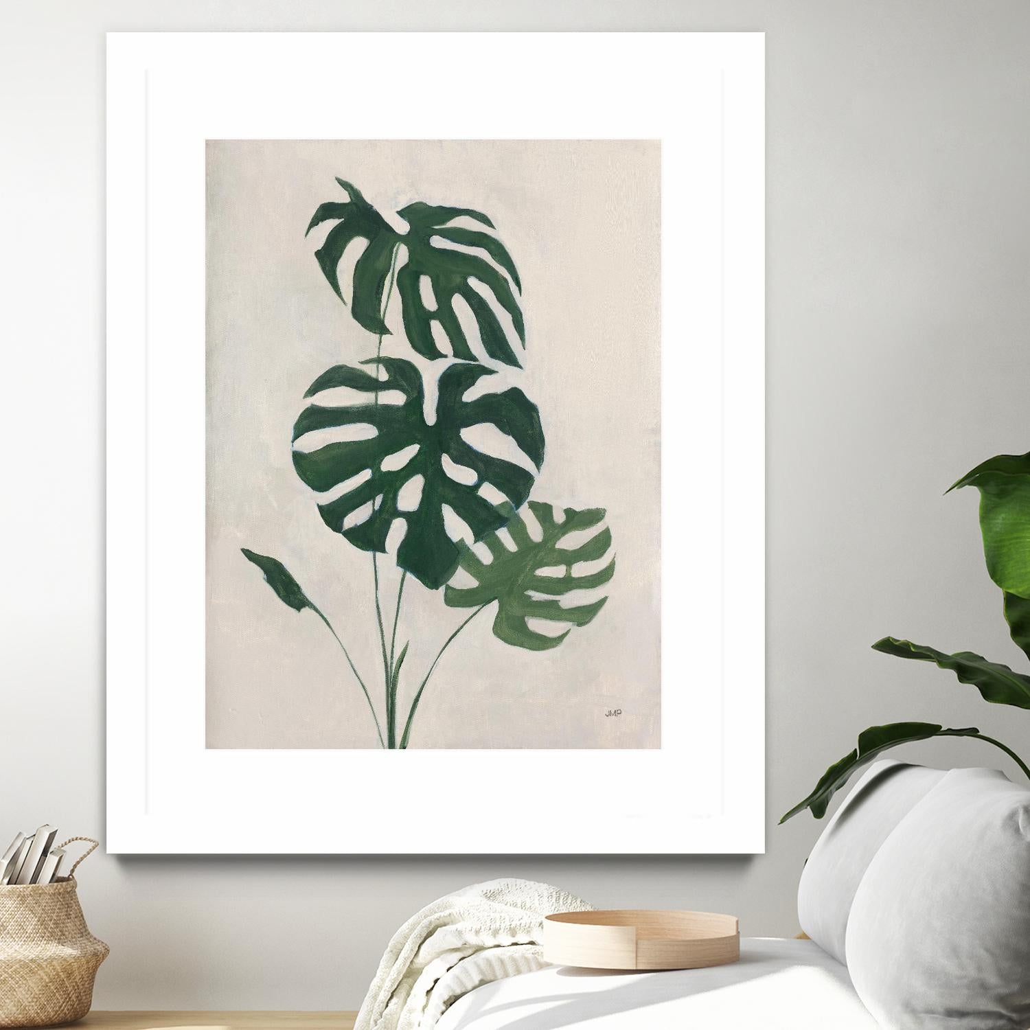 Palm Botanical I by Julia Purinton on GIANT ART - green tropical tropical