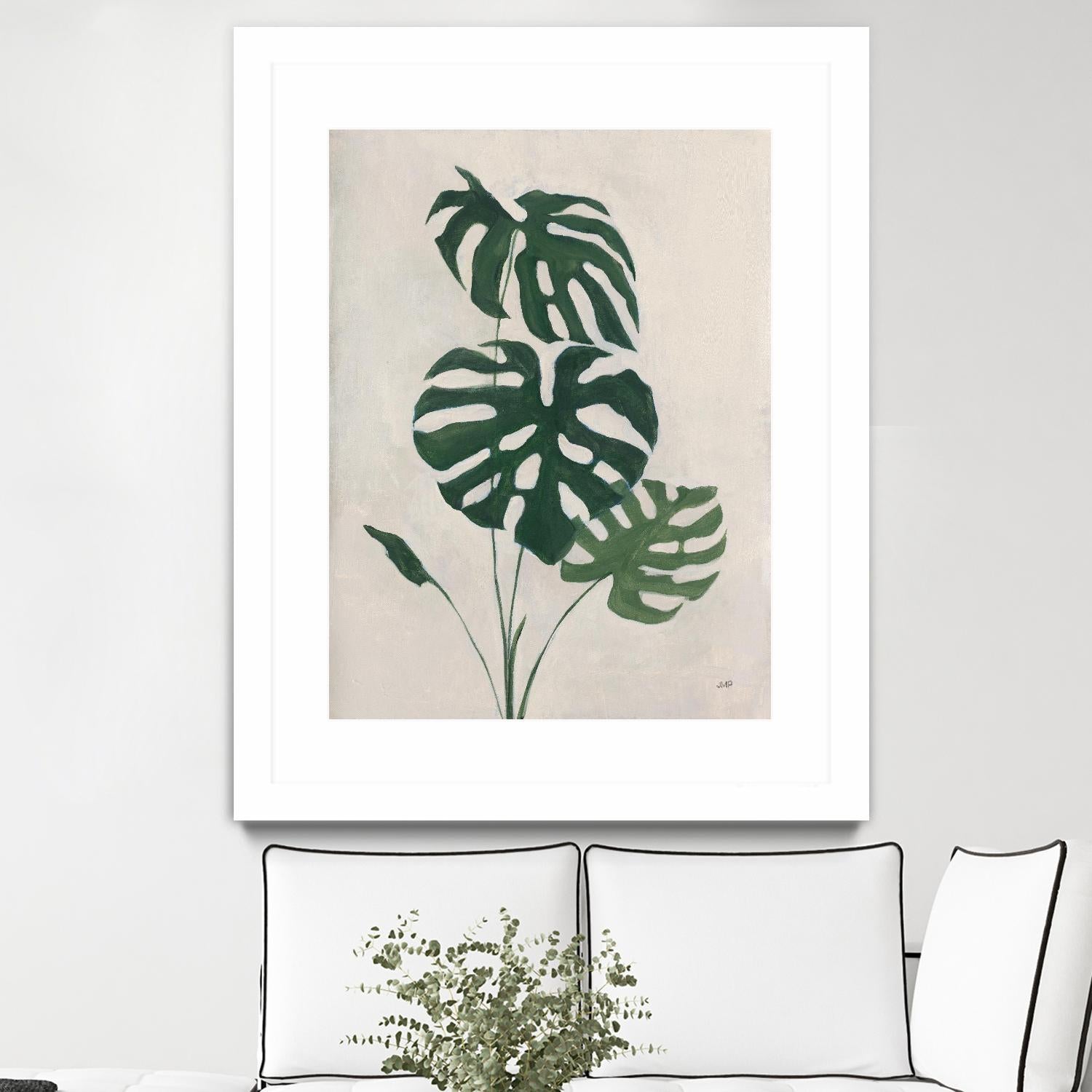 Palm Botanical I by Julia Purinton on GIANT ART - green tropical tropical