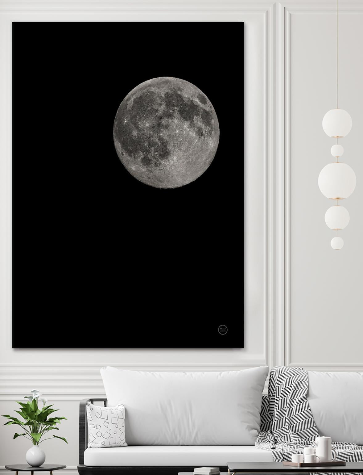 Moon Detail I by Nathan Larson on GIANT ART - astronomy & celestial astronomy