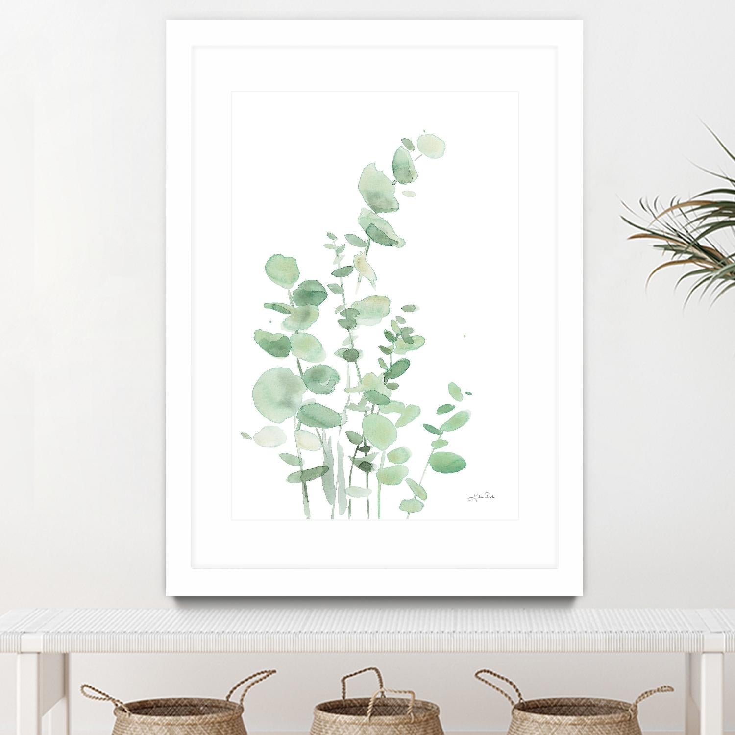 Eucalyptus I by Katrina Pete on GIANT ART - green plants & trees eucalyptus plants