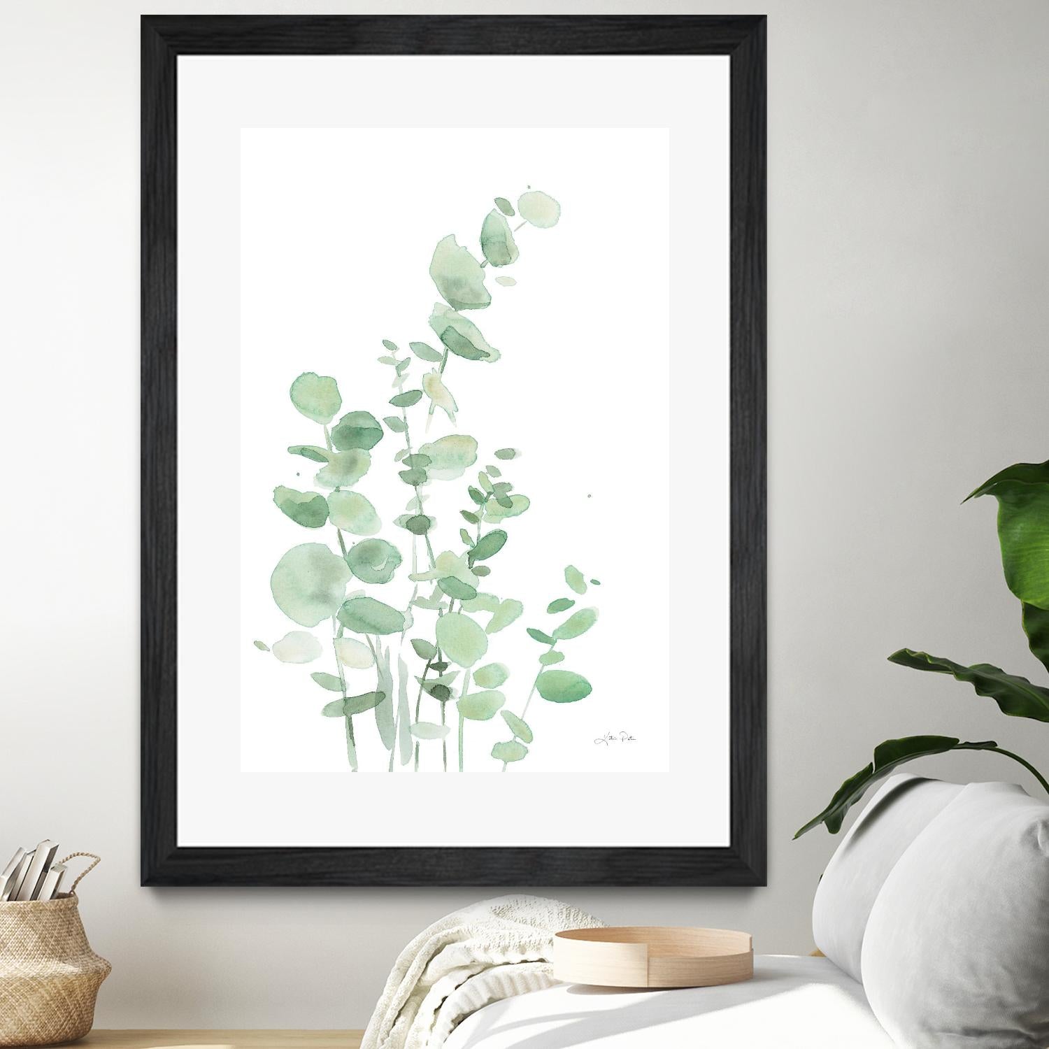 Eucalyptus I by Katrina Pete on GIANT ART - green plants & trees eucalyptus plants